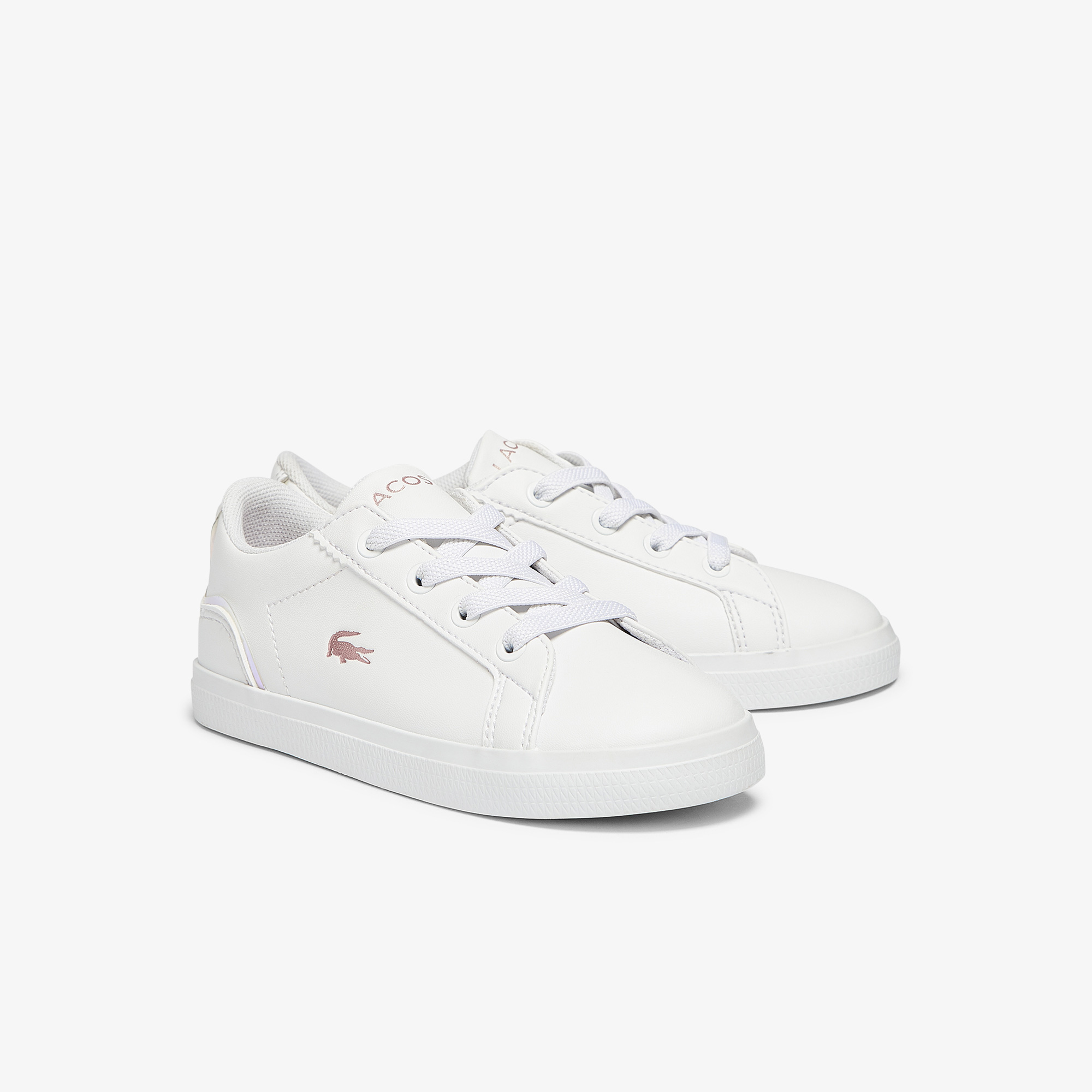 Lacoste Lerond 0921 1 Cui Çocuk Beyaz - Pembe Sneaker