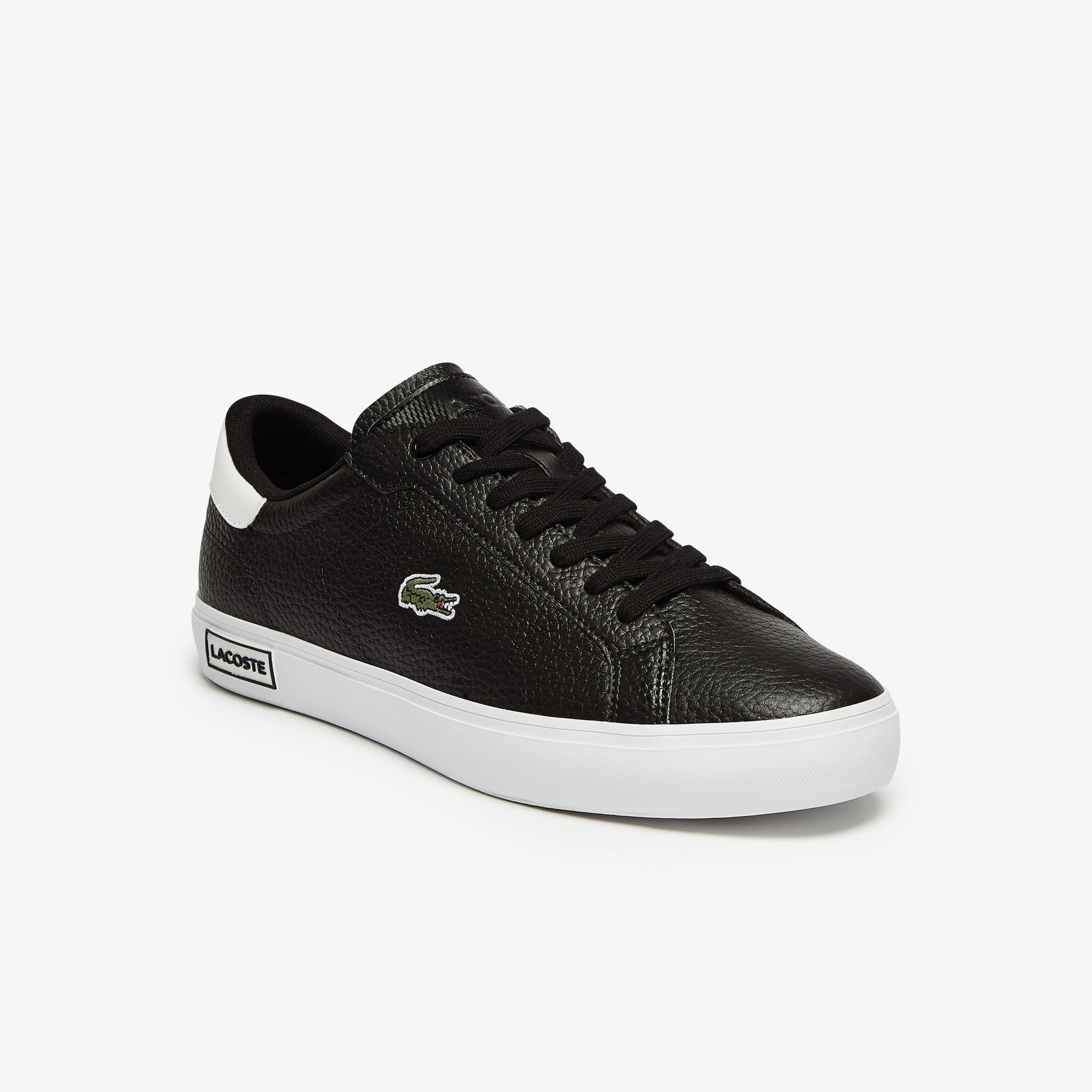 Lacoste Powercourt 0721 2 Sma Erkek Siyah - Beyaz Sneaker