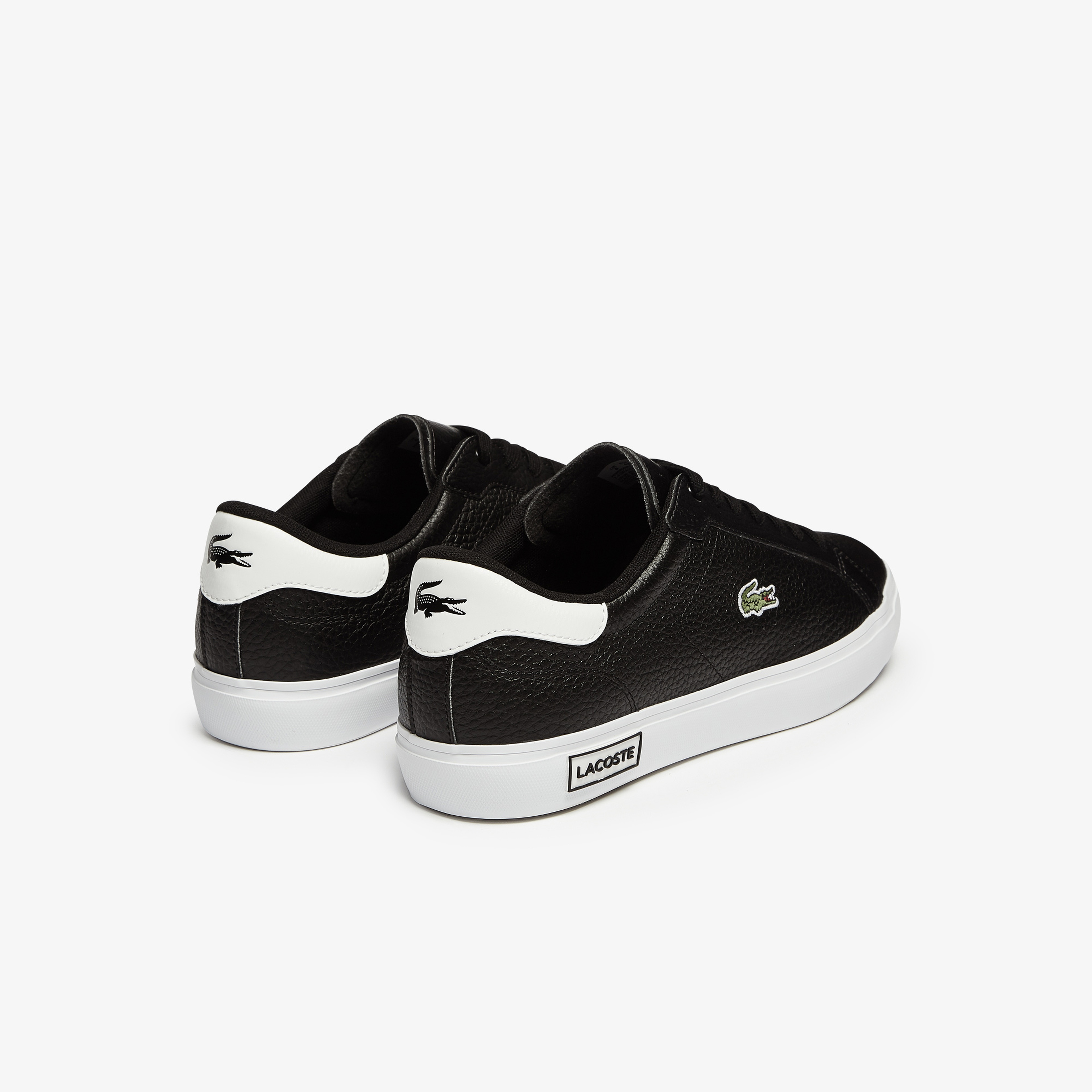 Lacoste Powercourt 0721 2 Sma Erkek Siyah - Beyaz Sneaker