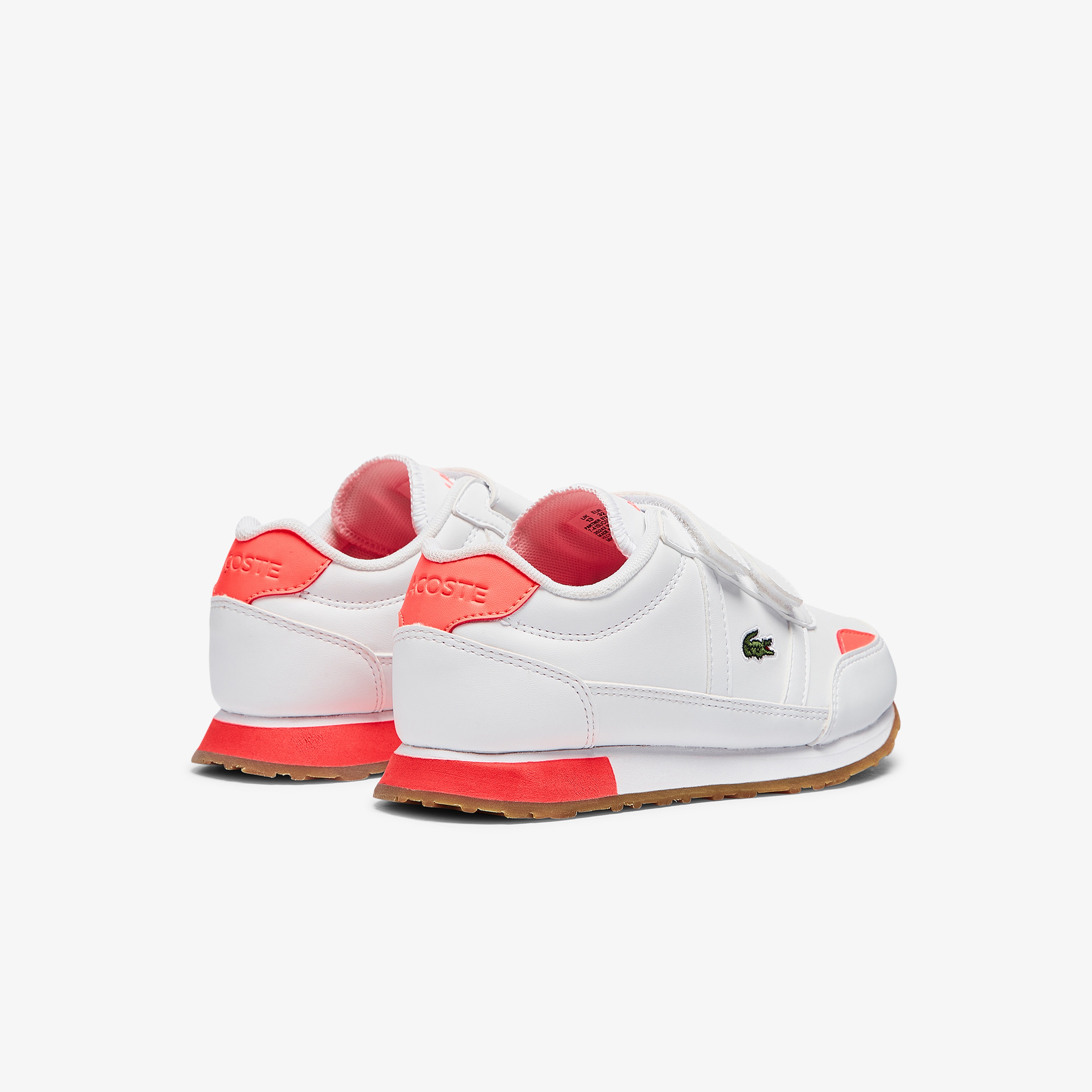 Lacoste Partner 0721 1 Suc Çocuk Beyaz - Kırmızı Sneaker