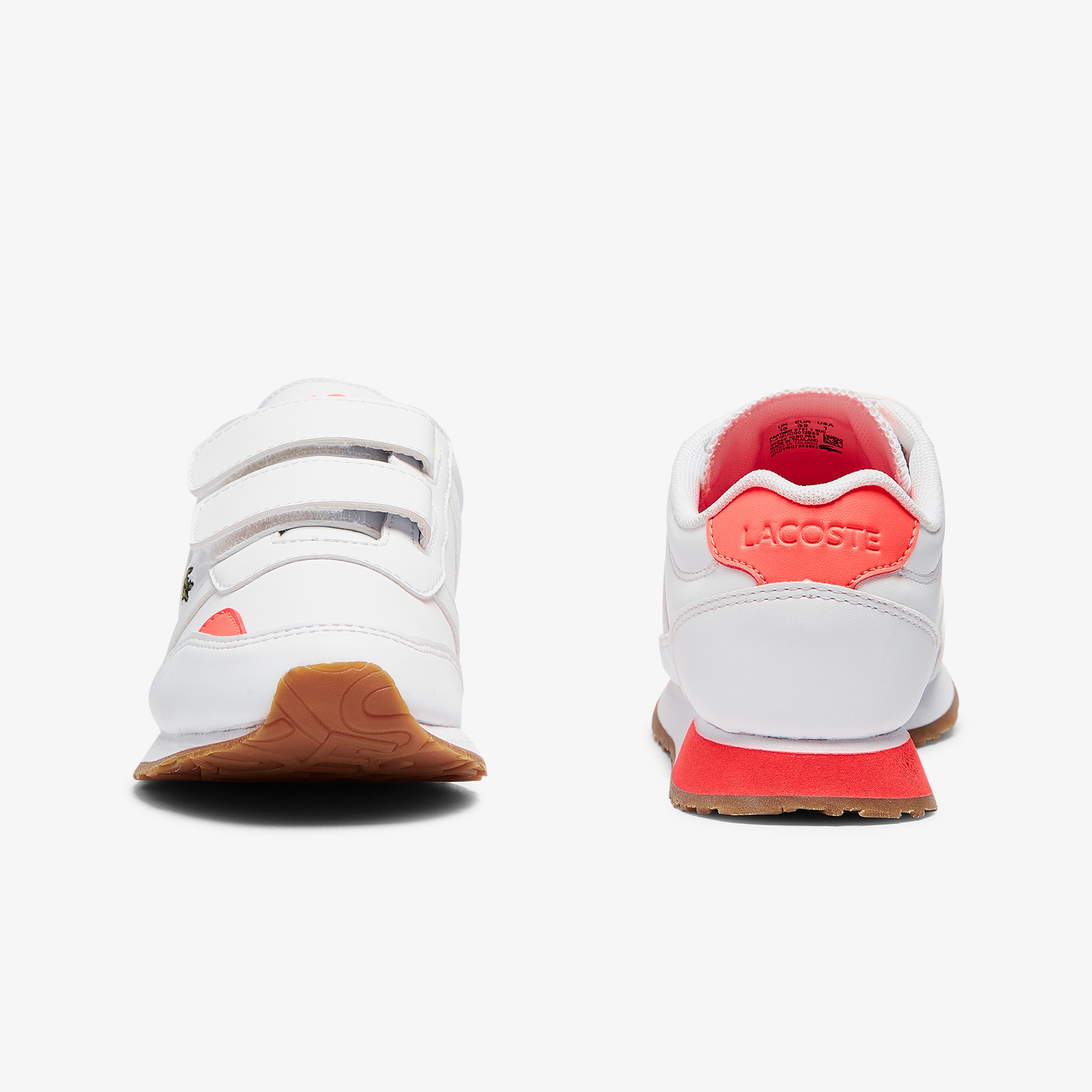 Lacoste Partner 0721 1 Suc Çocuk Beyaz - Kırmızı Sneaker