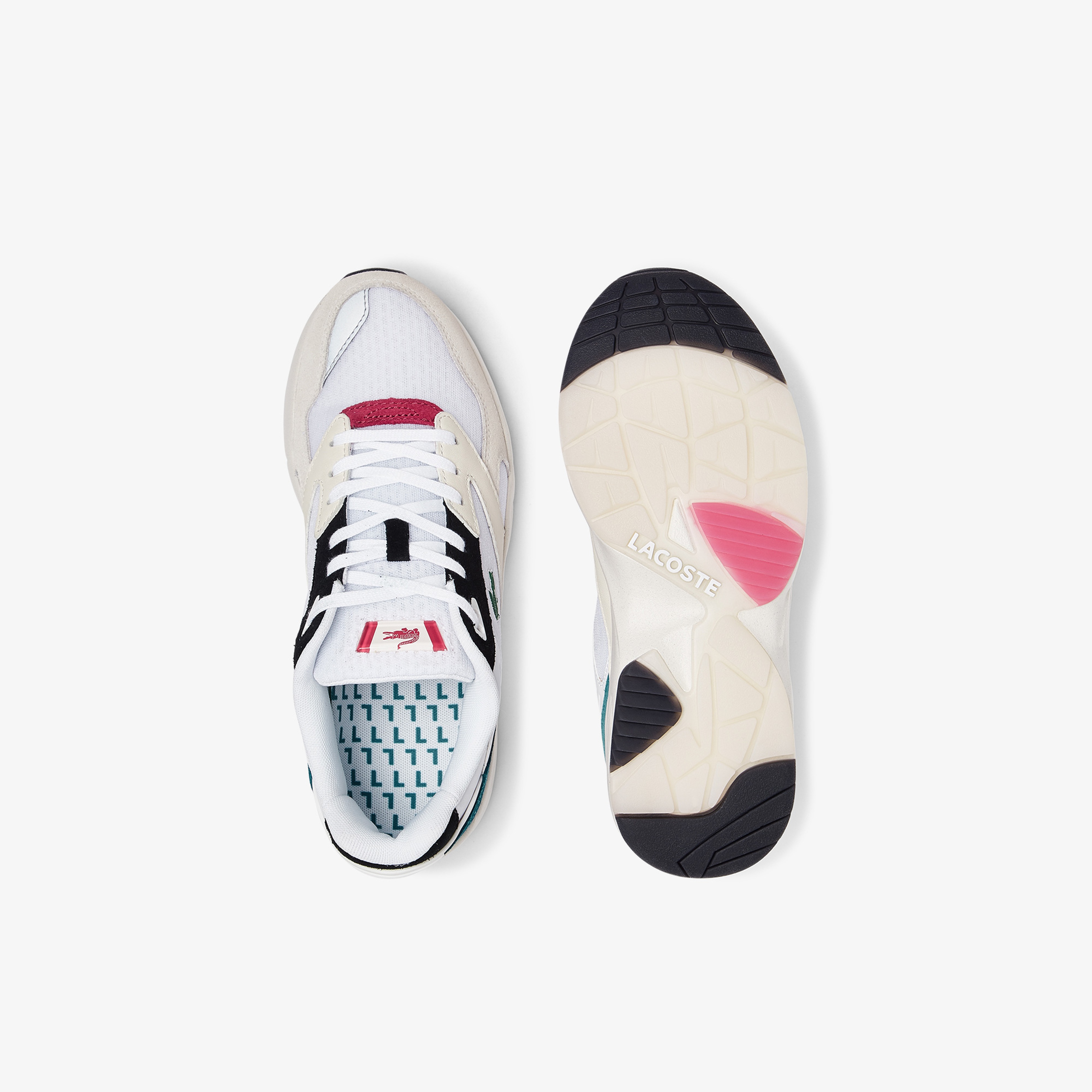 Lacoste Storm 96 Lo 0921 1 Sma Erkek Beyaz - Turkuaz Sneaker