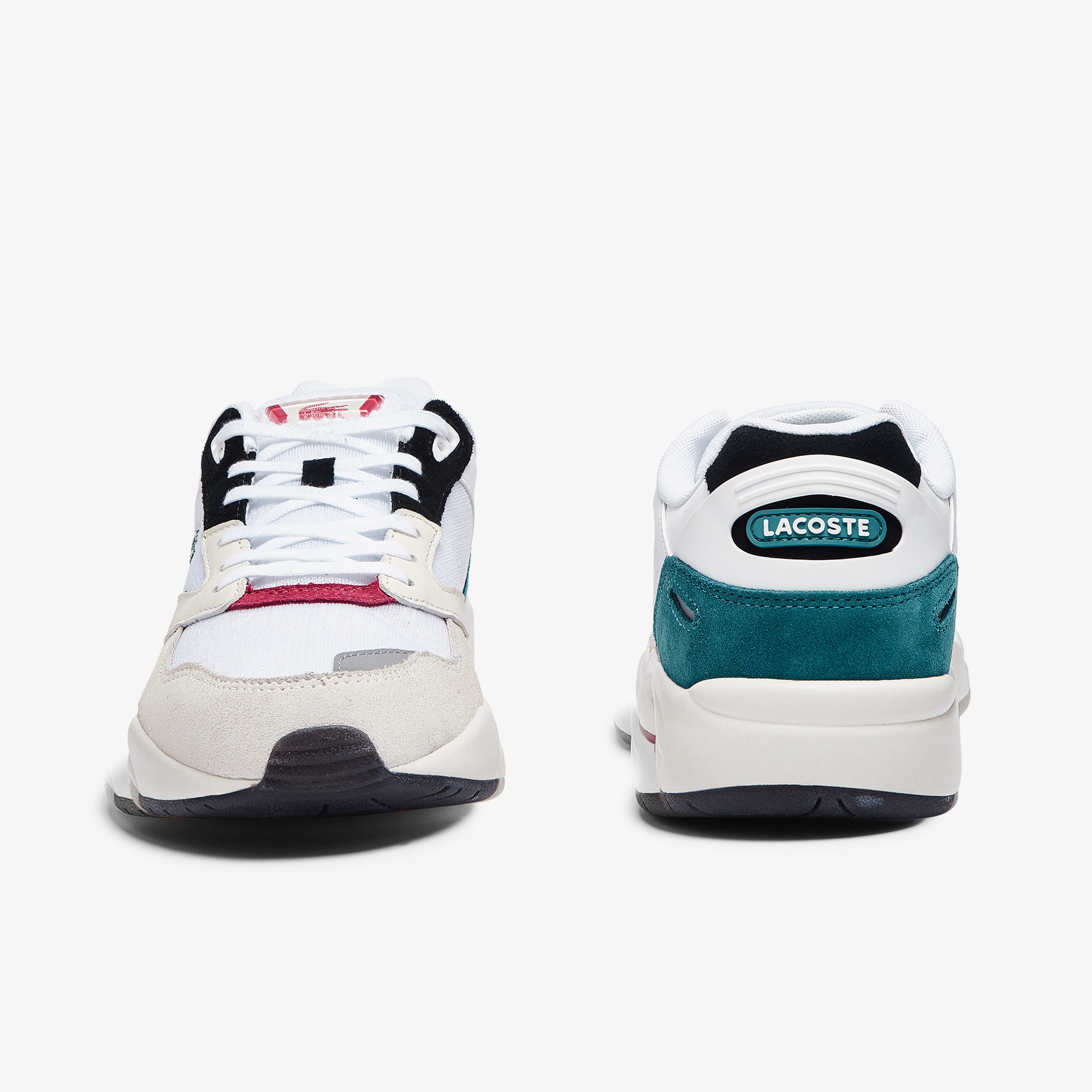 Lacoste Storm 96 Lo 0921 1 Sma Erkek Beyaz - Turkuaz Sneaker