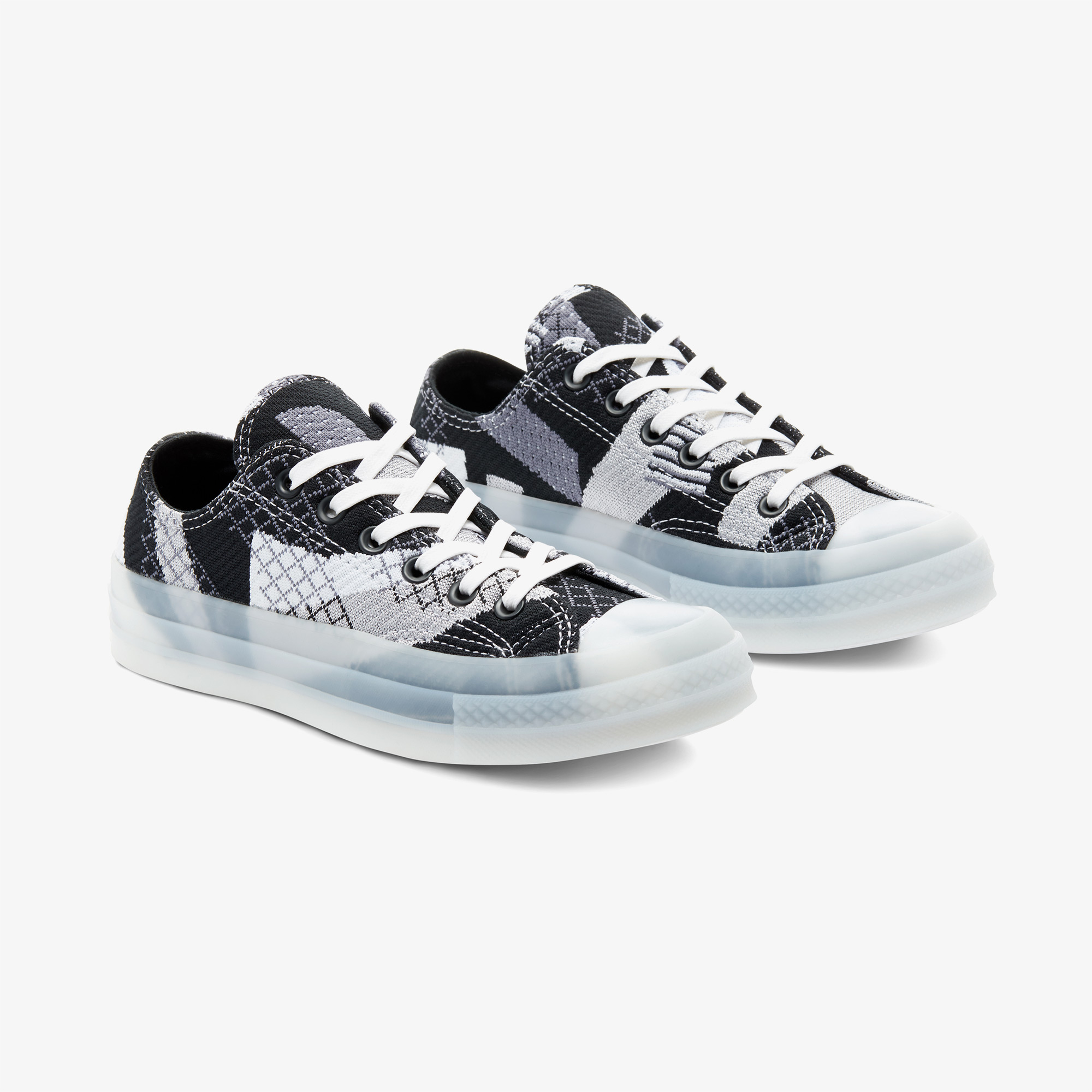 Converse Chuck 70 Knit Print Kadın Siyah Sneaker