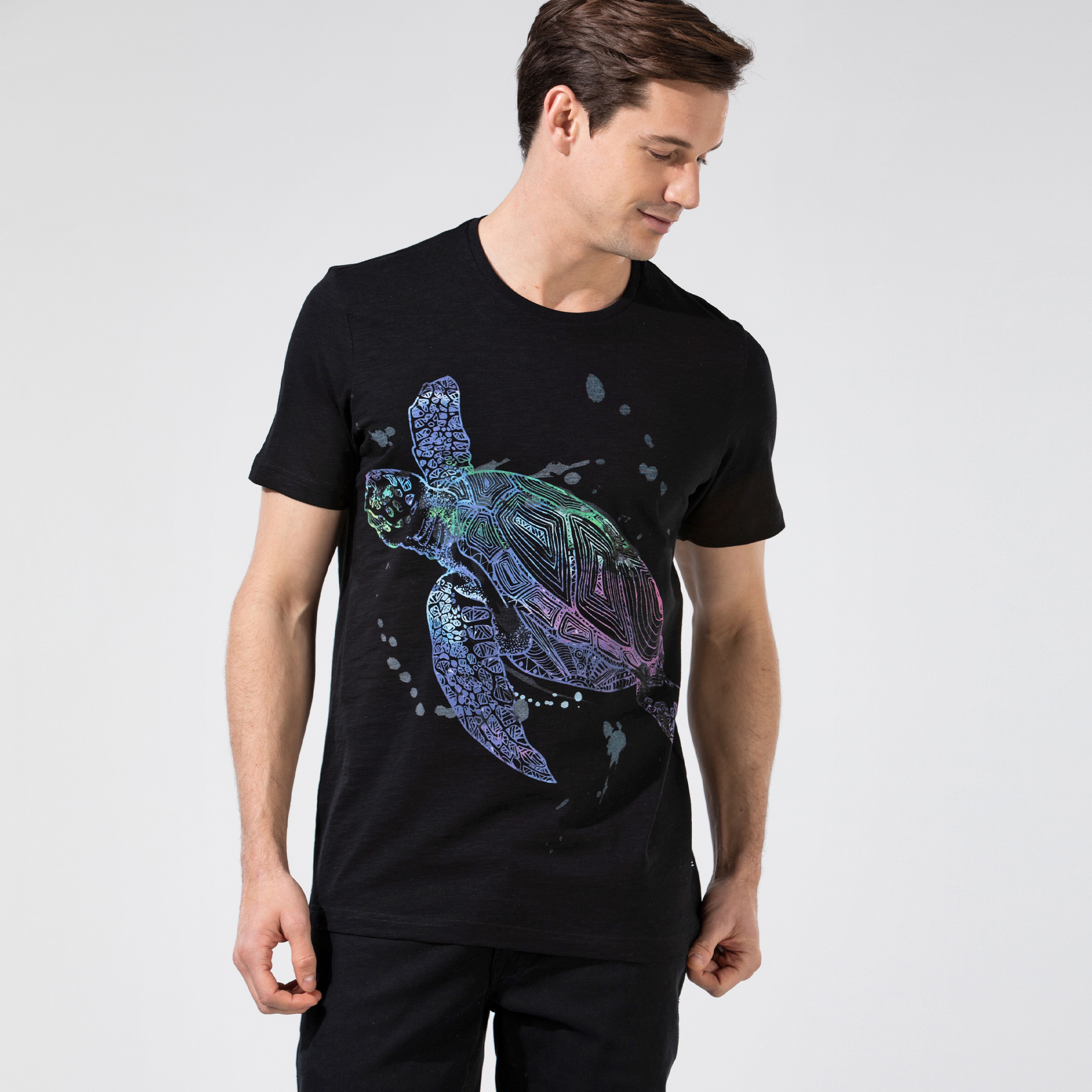 Nautica Erkek Siyah T-Shirt