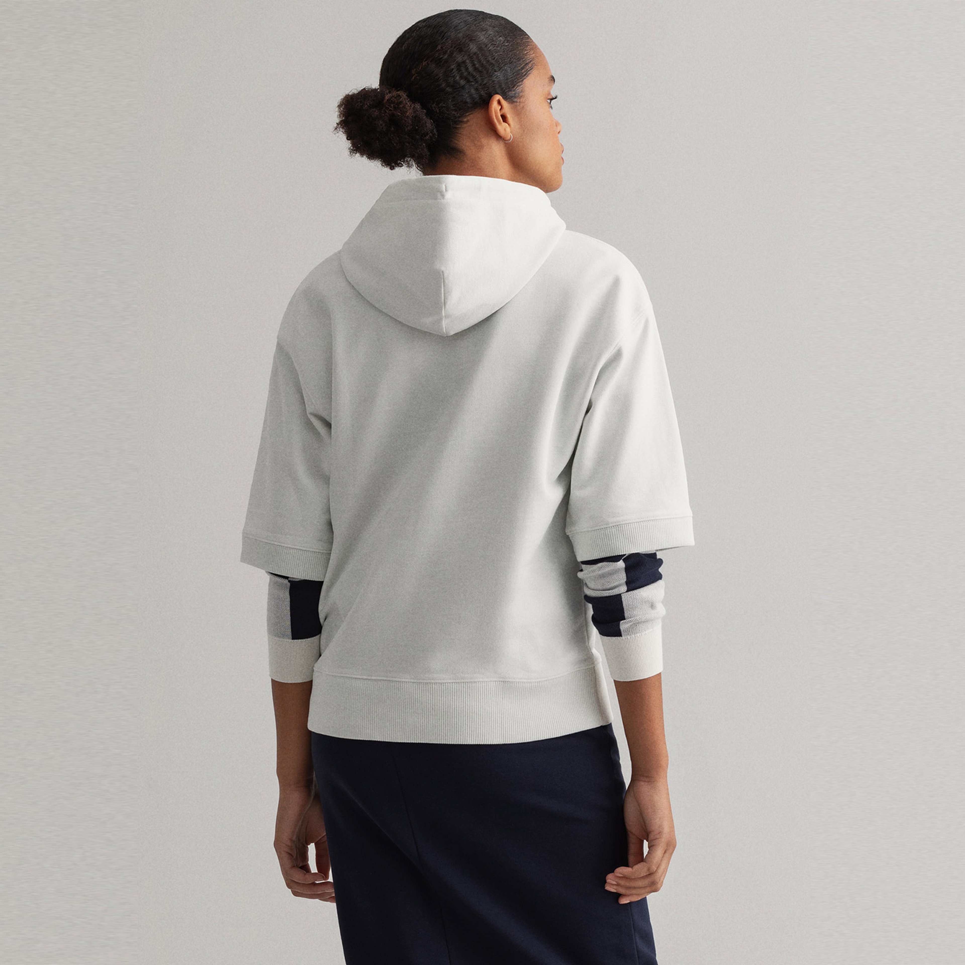 Gant Kadın Beyaz Tech Prep Sweatshirt