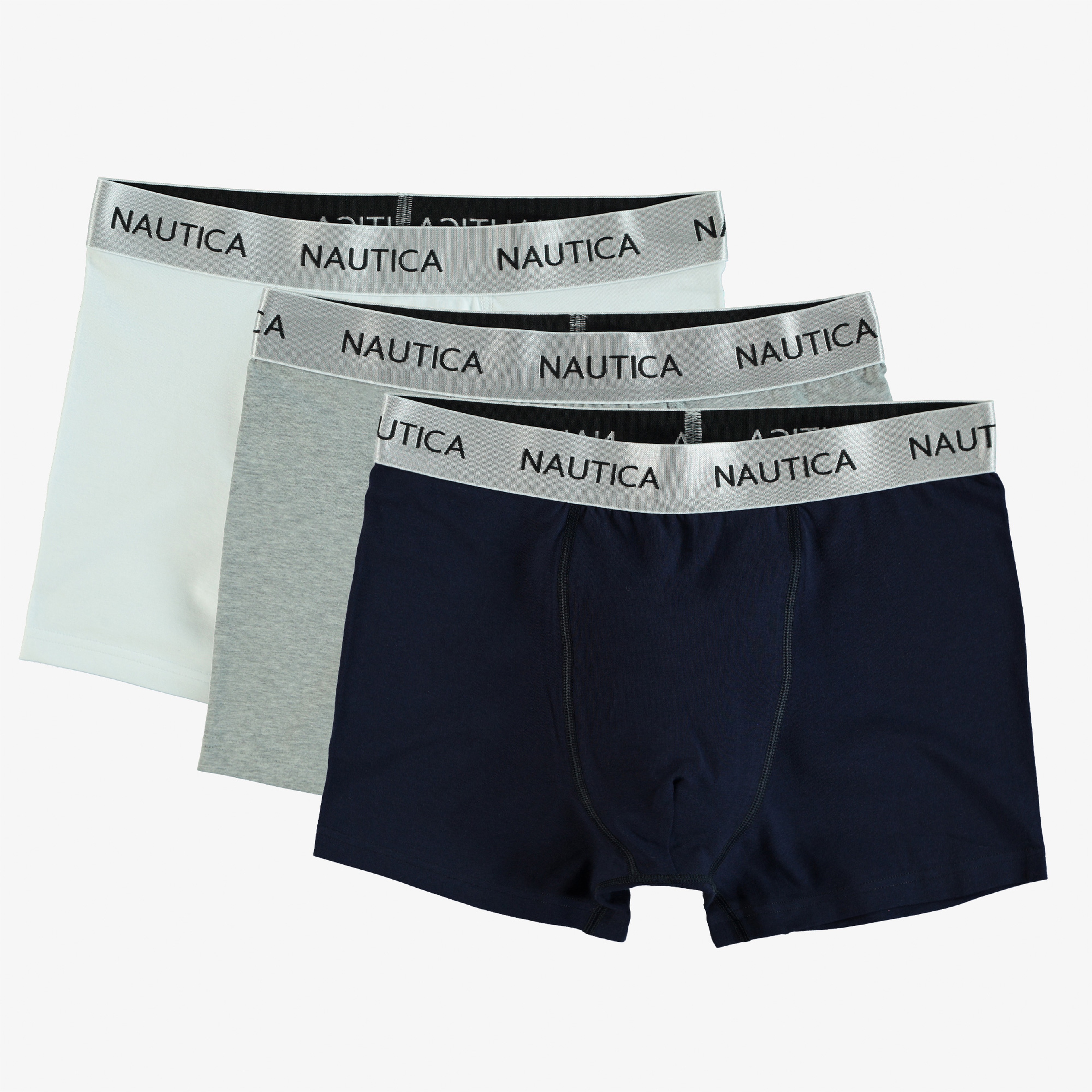 Nautica Erkek Renkli 3lü Boxer