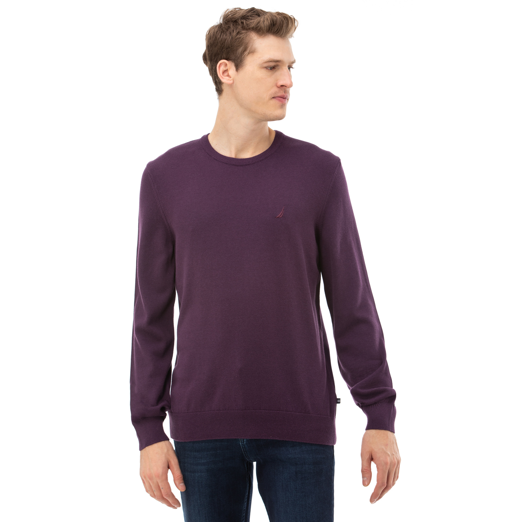 NAUTICA ERKEK MOR TRİKO