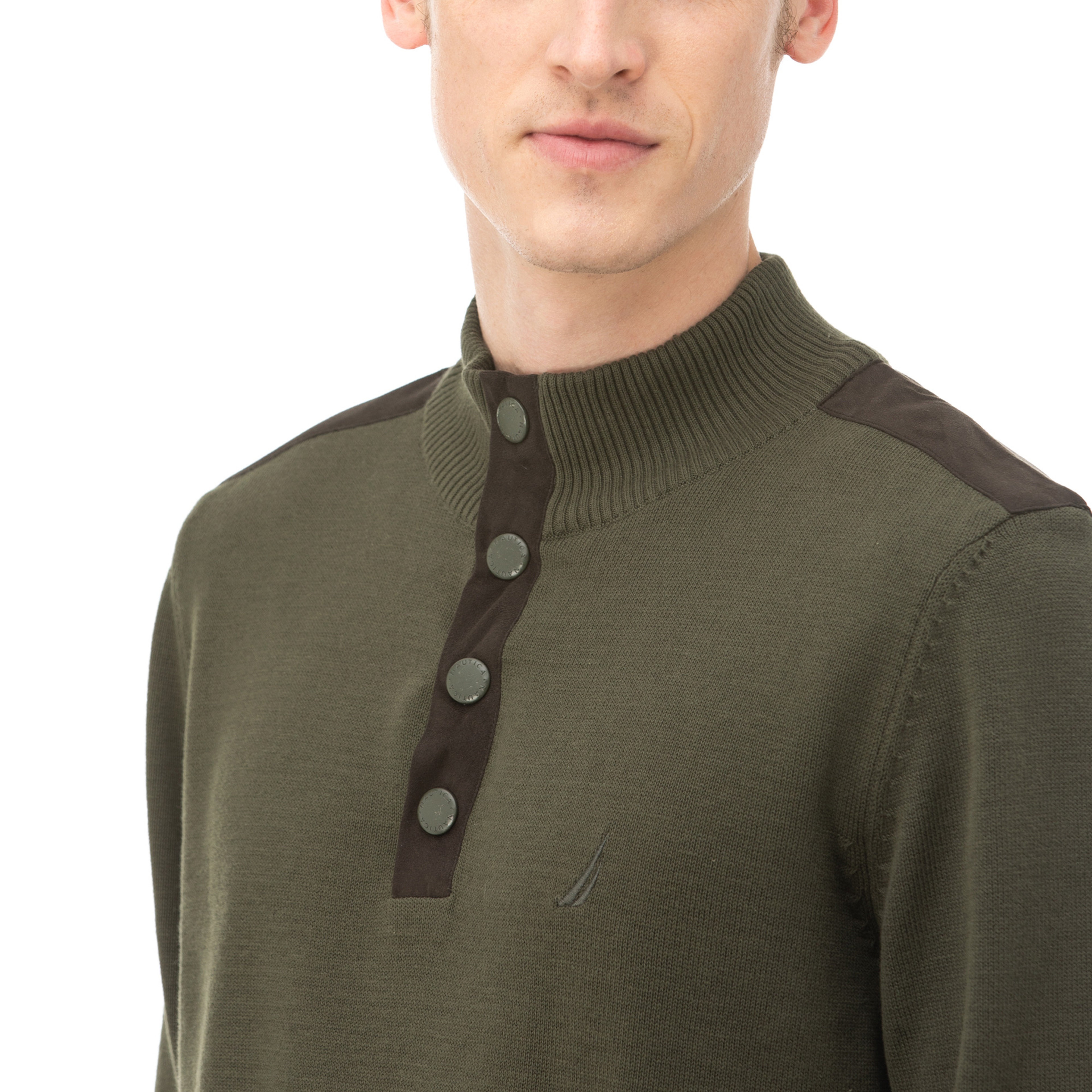 NAUTICA ERKEK YEŞİL TRİKO KAZAK