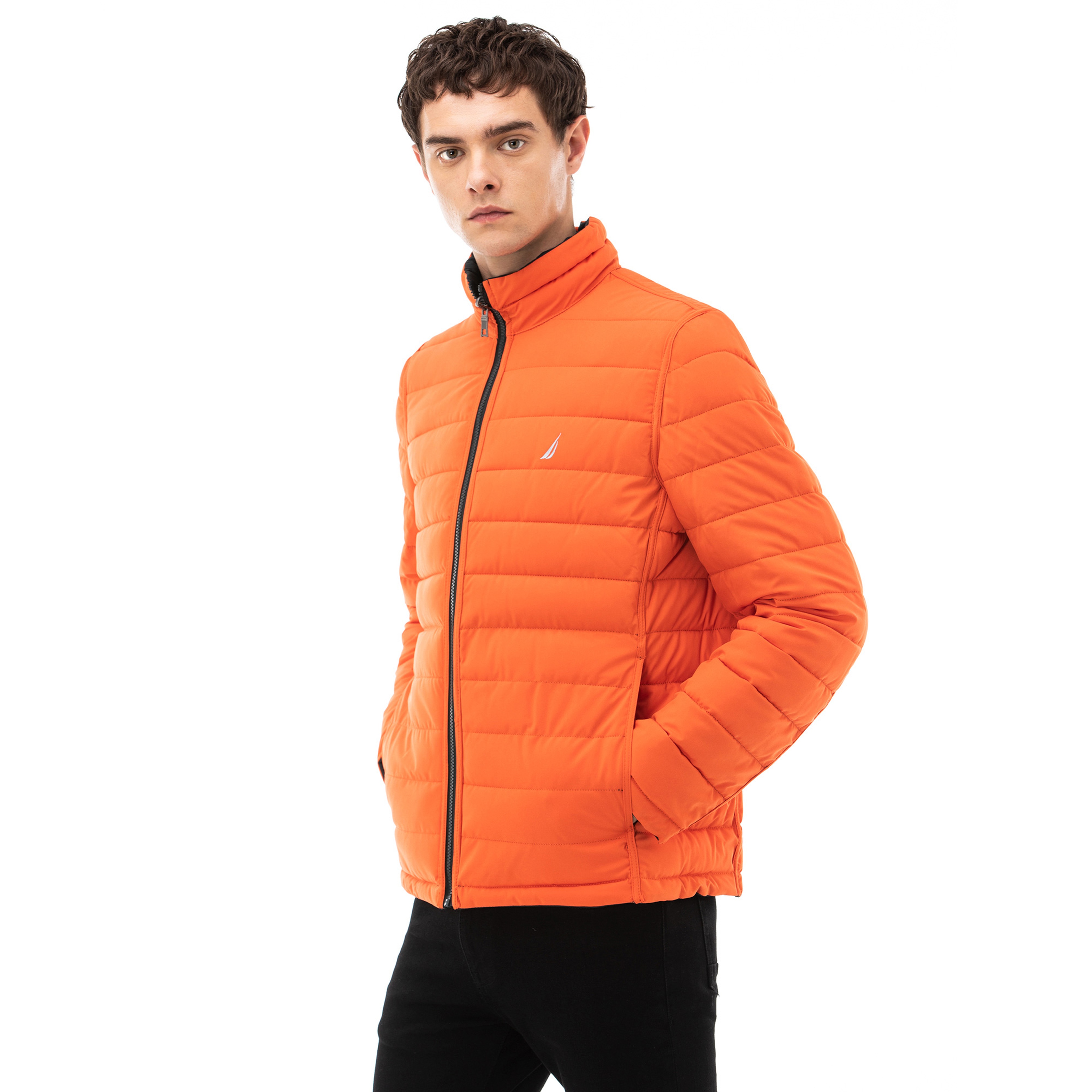 NAUTICA ERKEK SİYAH ÇİFT TARAFLI MONT