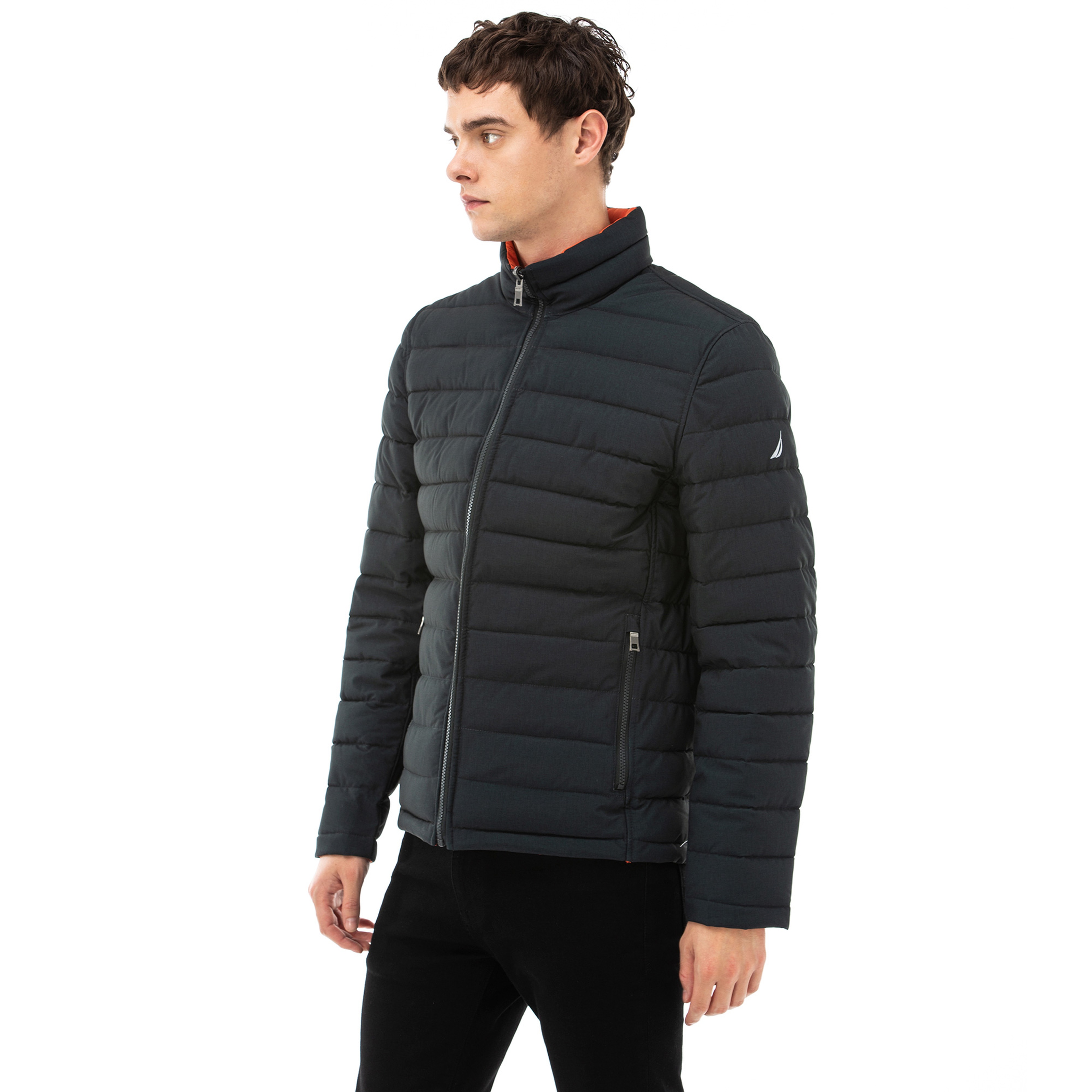 NAUTICA ERKEK SİYAH ÇİFT TARAFLI MONT