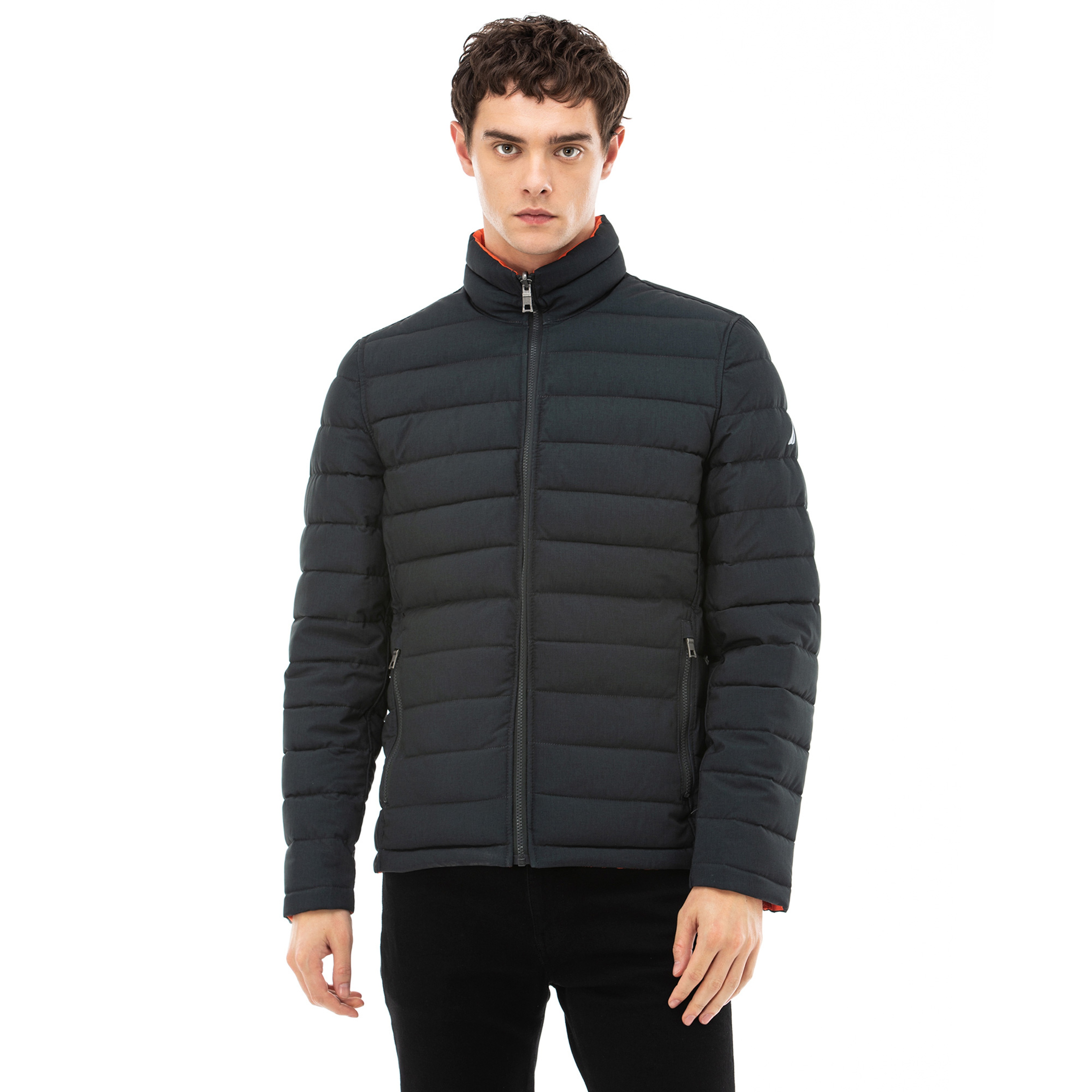 NAUTICA ERKEK SİYAH ÇİFT TARAFLI MONT