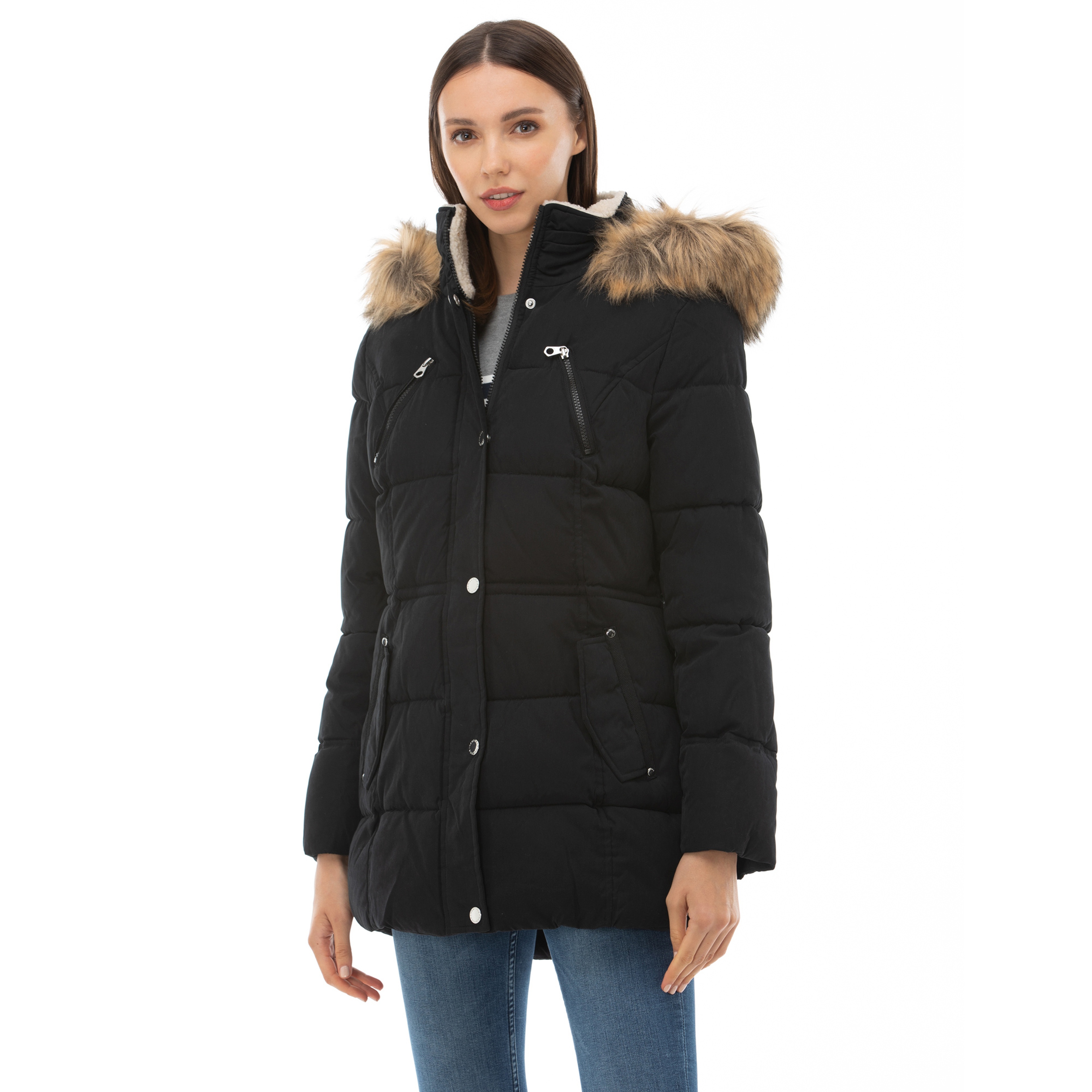 NAUTICA KADIN SİYAH MONT