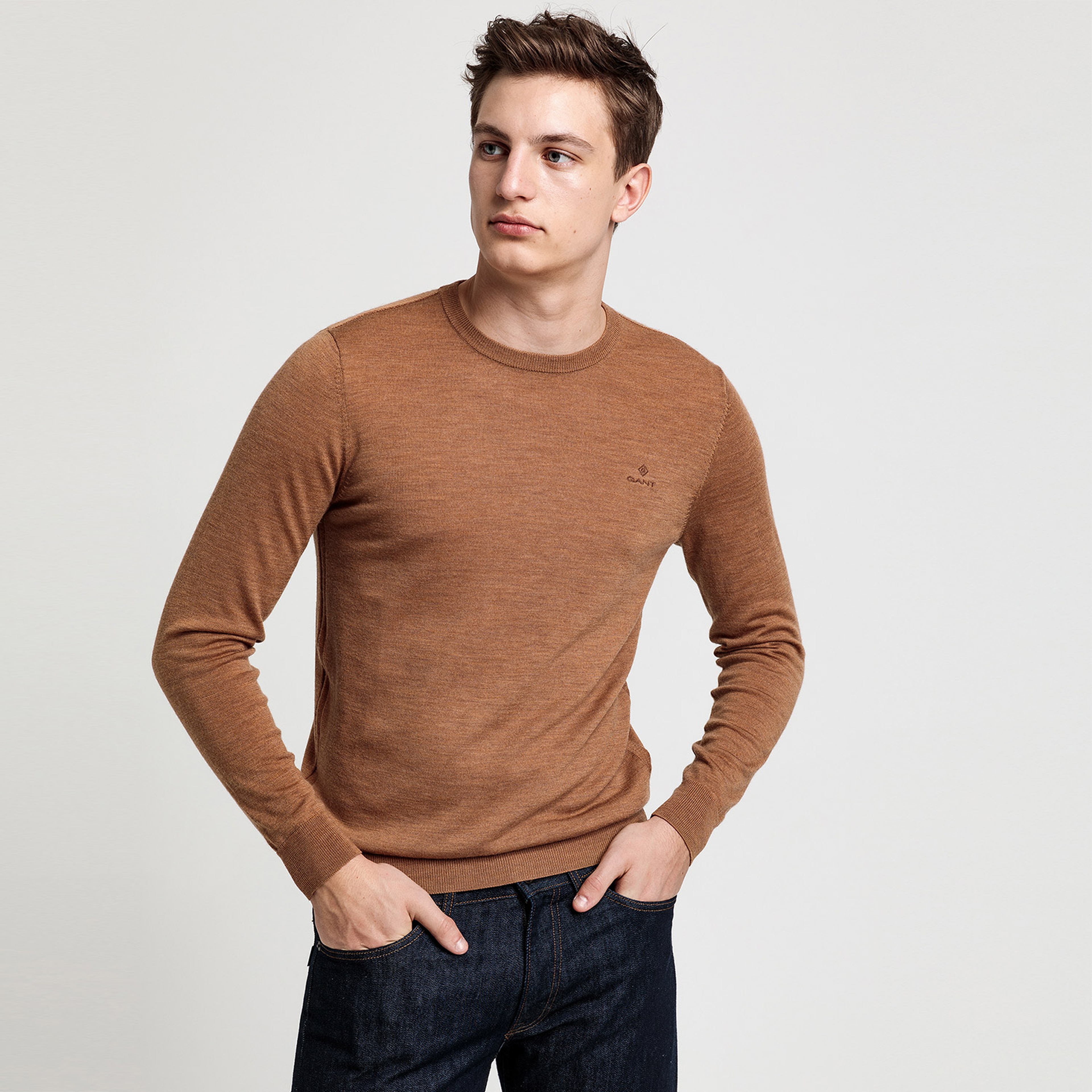GANT Erkek Bej Yün Triko