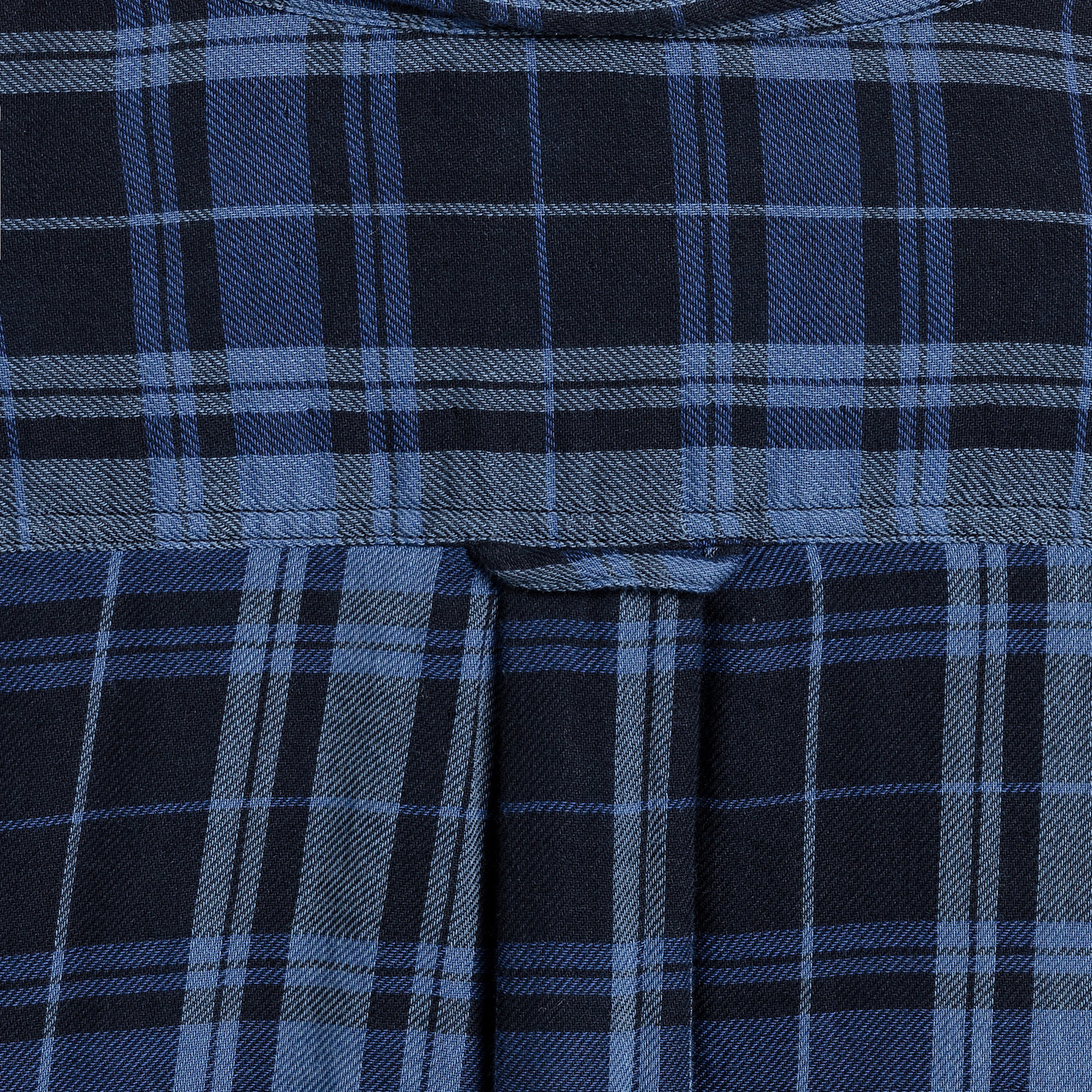 Gant Erkek Mavi Kareli Regular Fit Gömlek