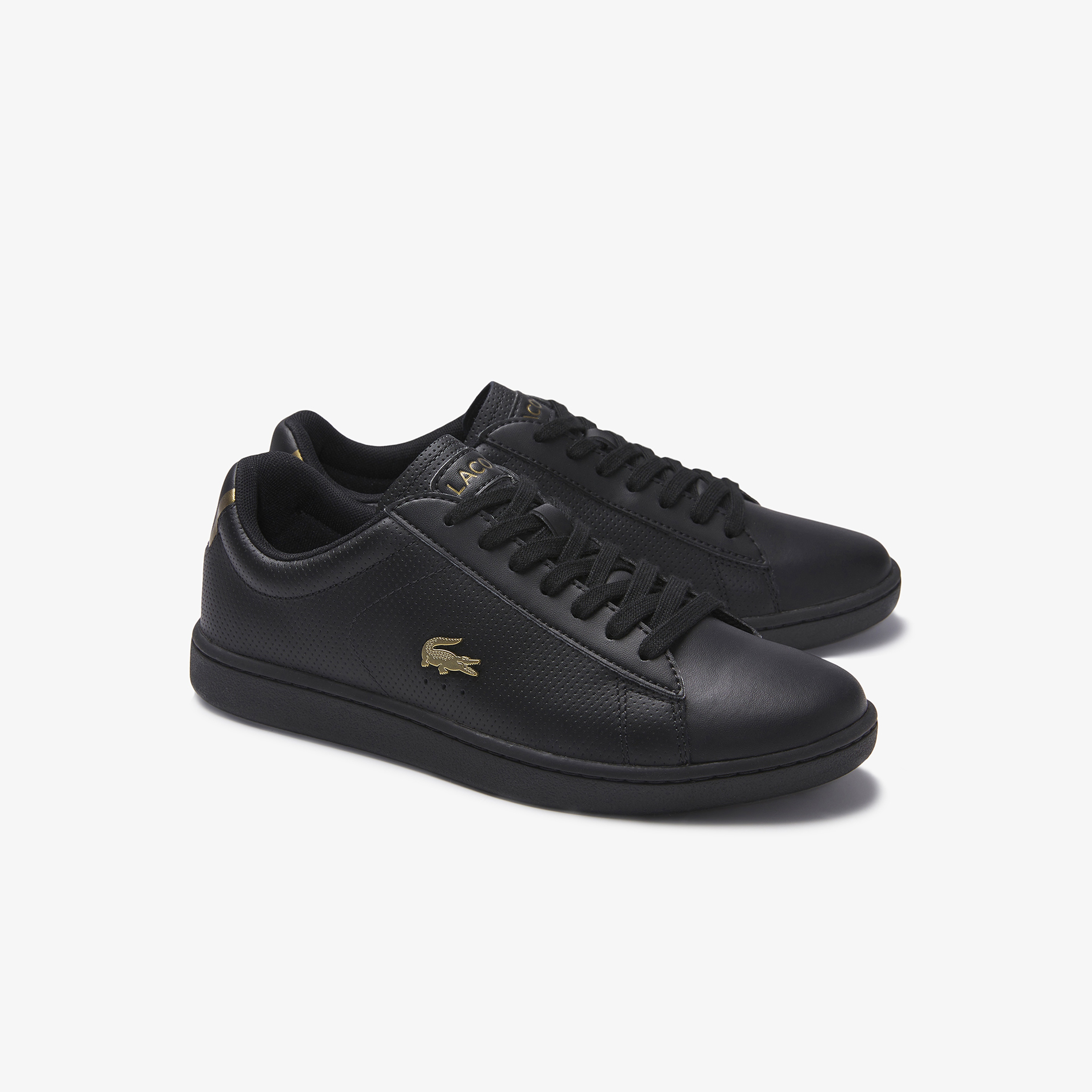 Lacoste Carnaby Evo 0120 1 Sfa Kadın Deri Siyah Sneaker