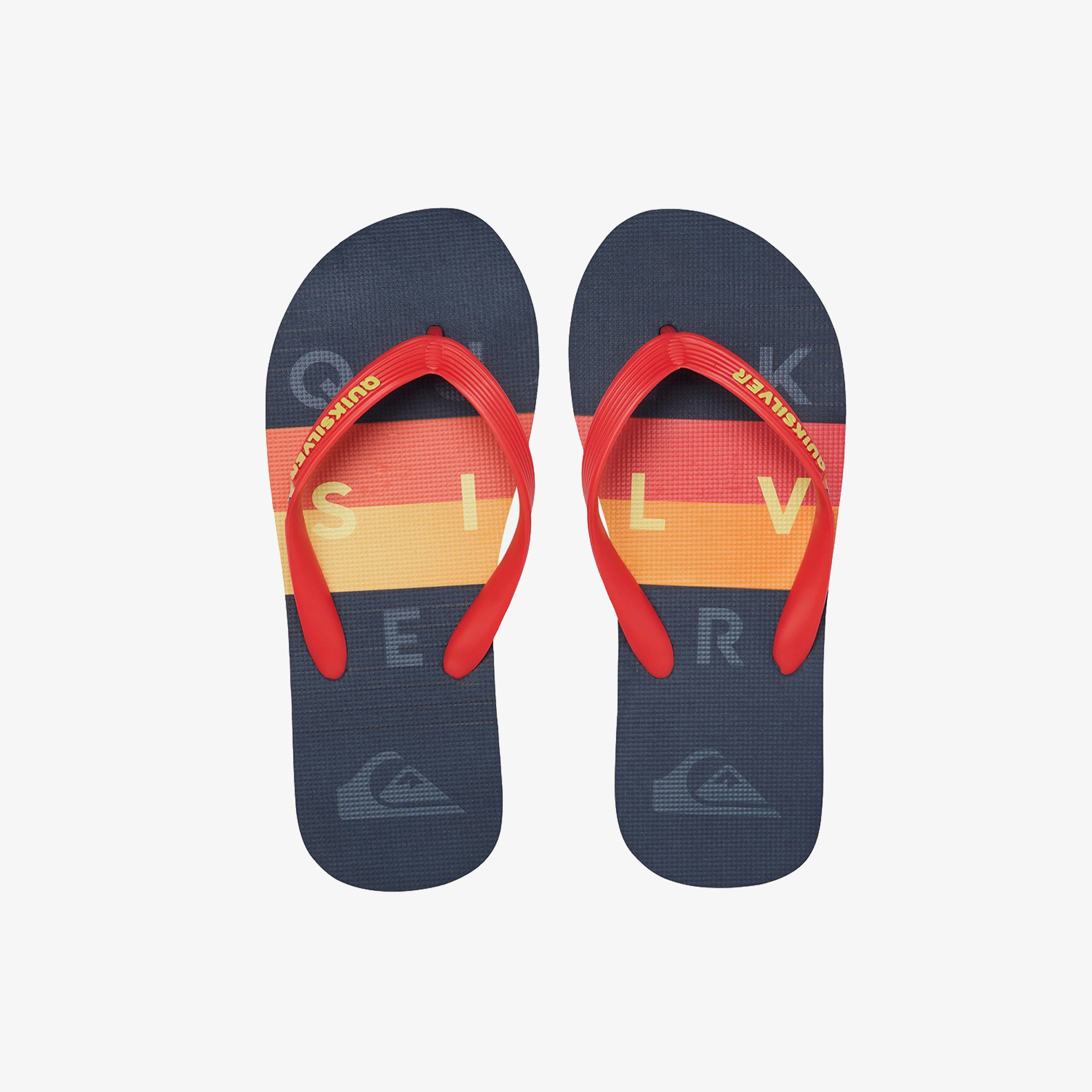 Quiksilver Molokai Word Block Youth Çocuk Mavi Terlik