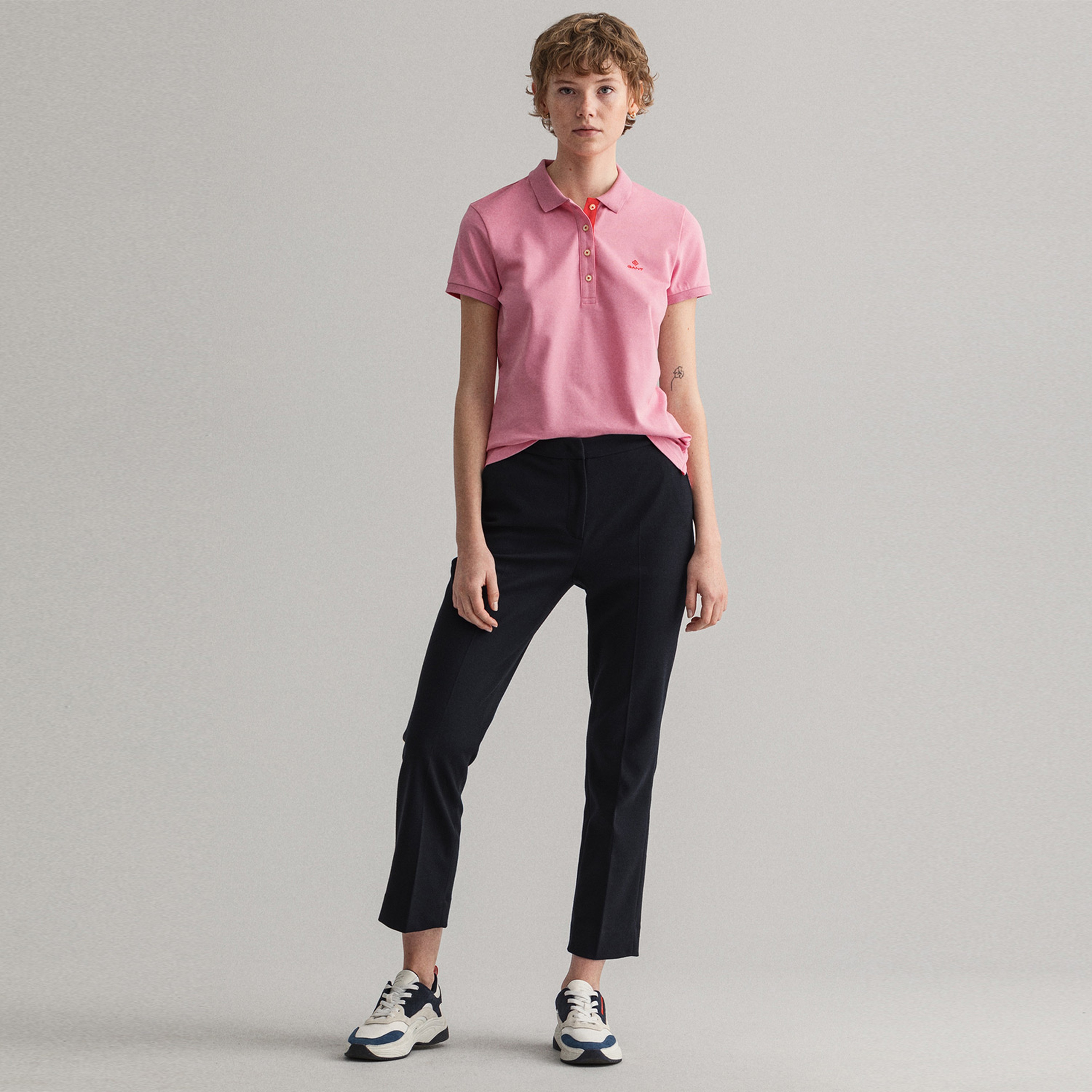 Gant Kadın Pembe Regular Fit Polo