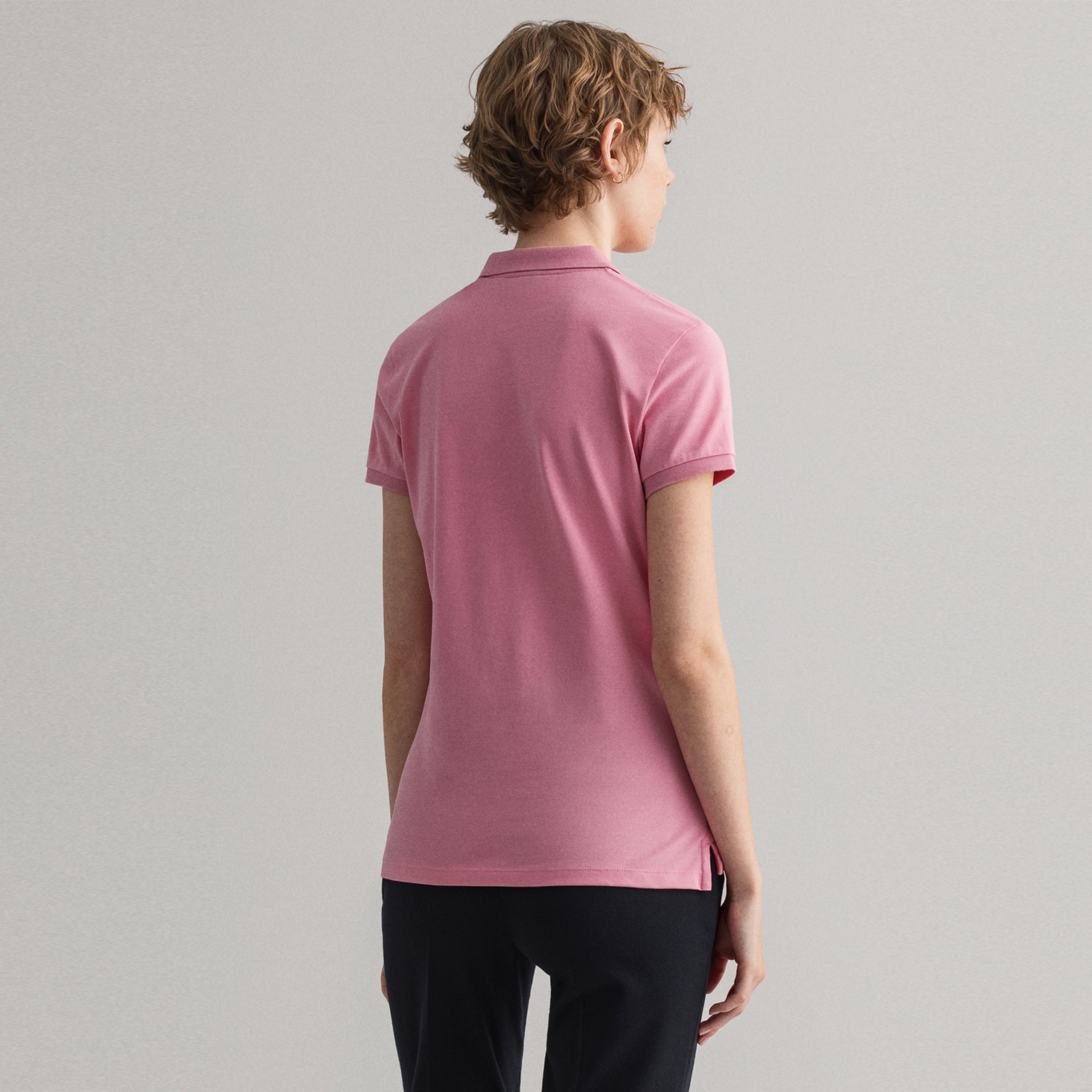 Gant Kadın Pembe Regular Fit Polo