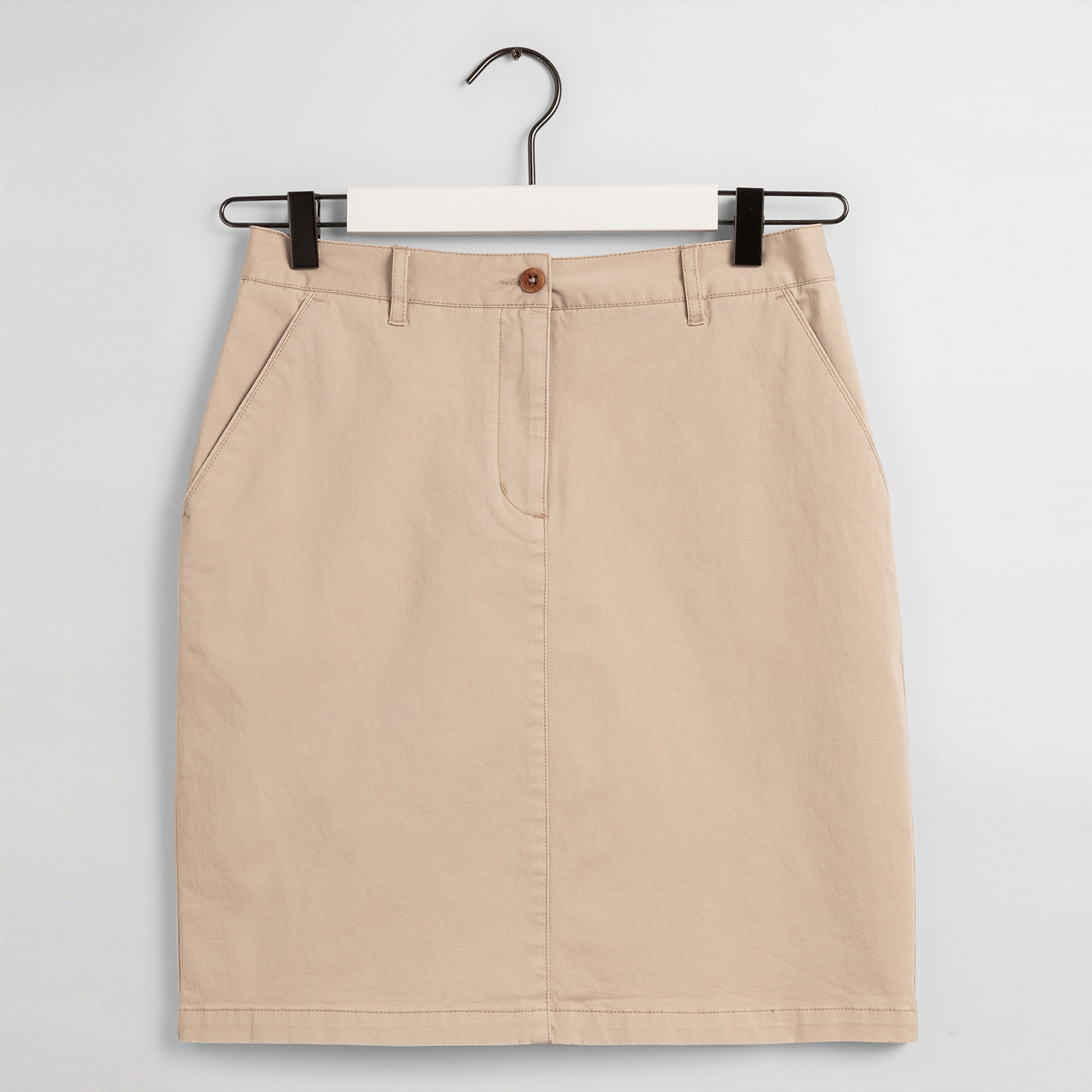 Gant Kadın Bej Slim Fit Etek