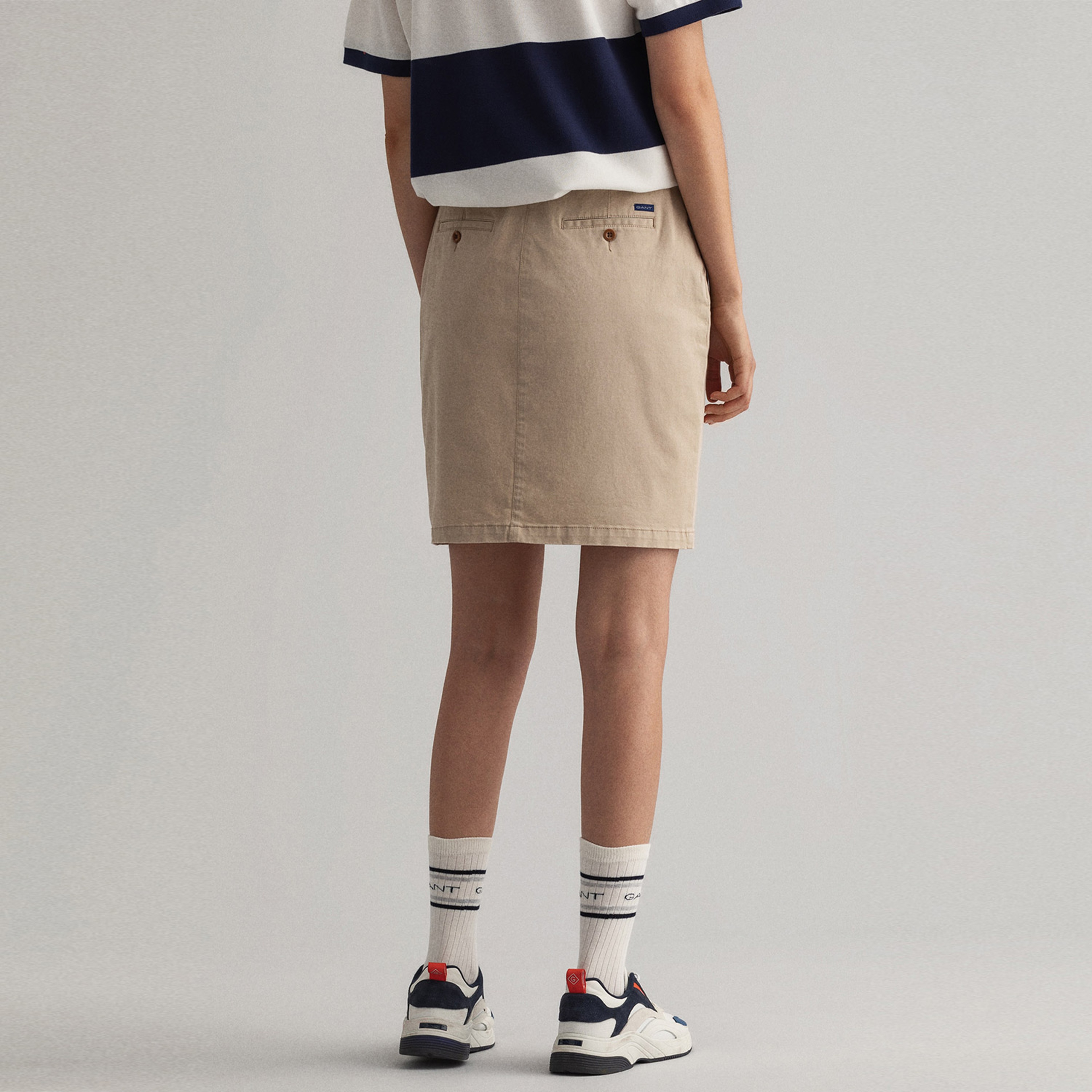 Gant Kadın Bej Slim Fit Etek