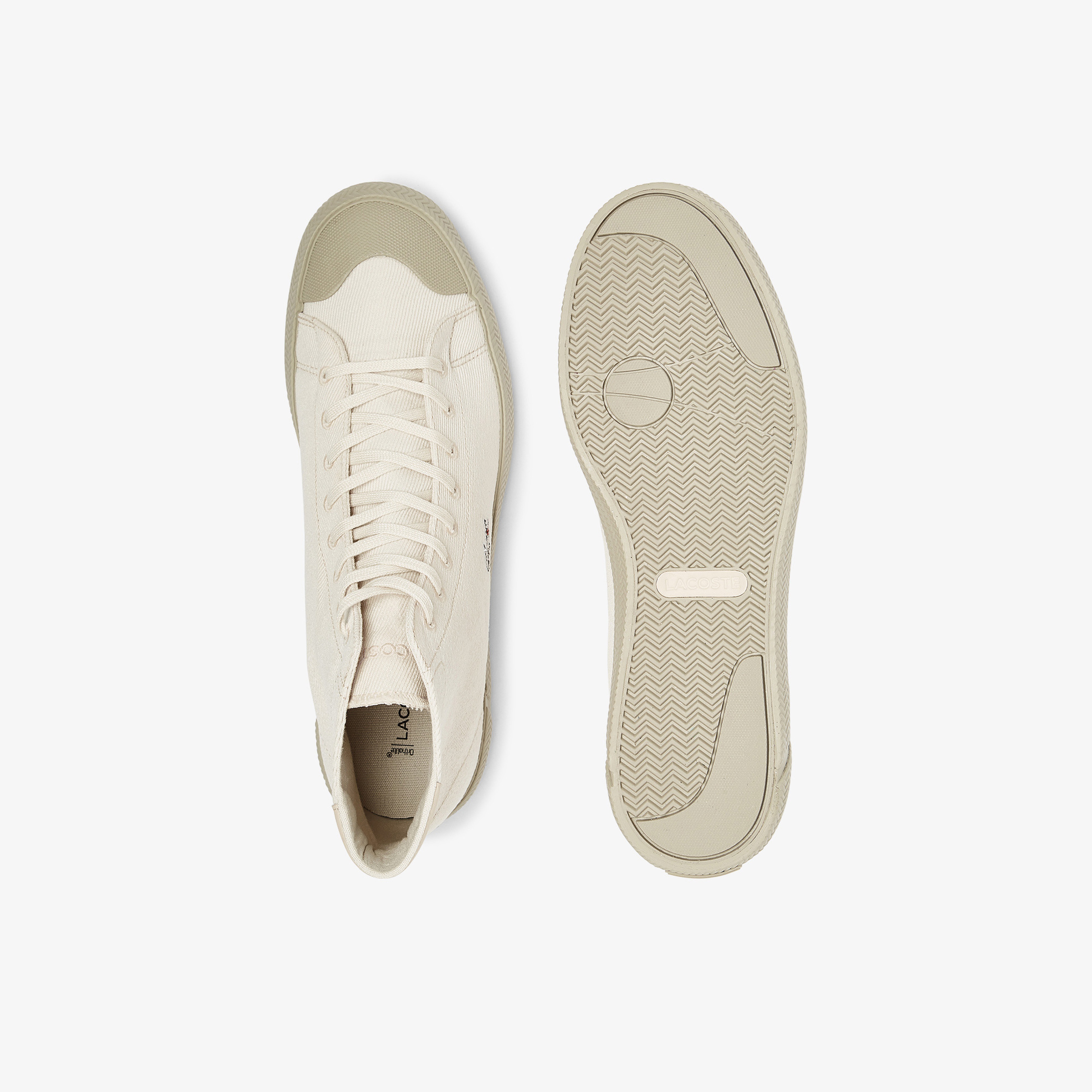 Lacoste Gripshot Mid 1121 1 Cma Erkek Bej Spor Ayakkabı