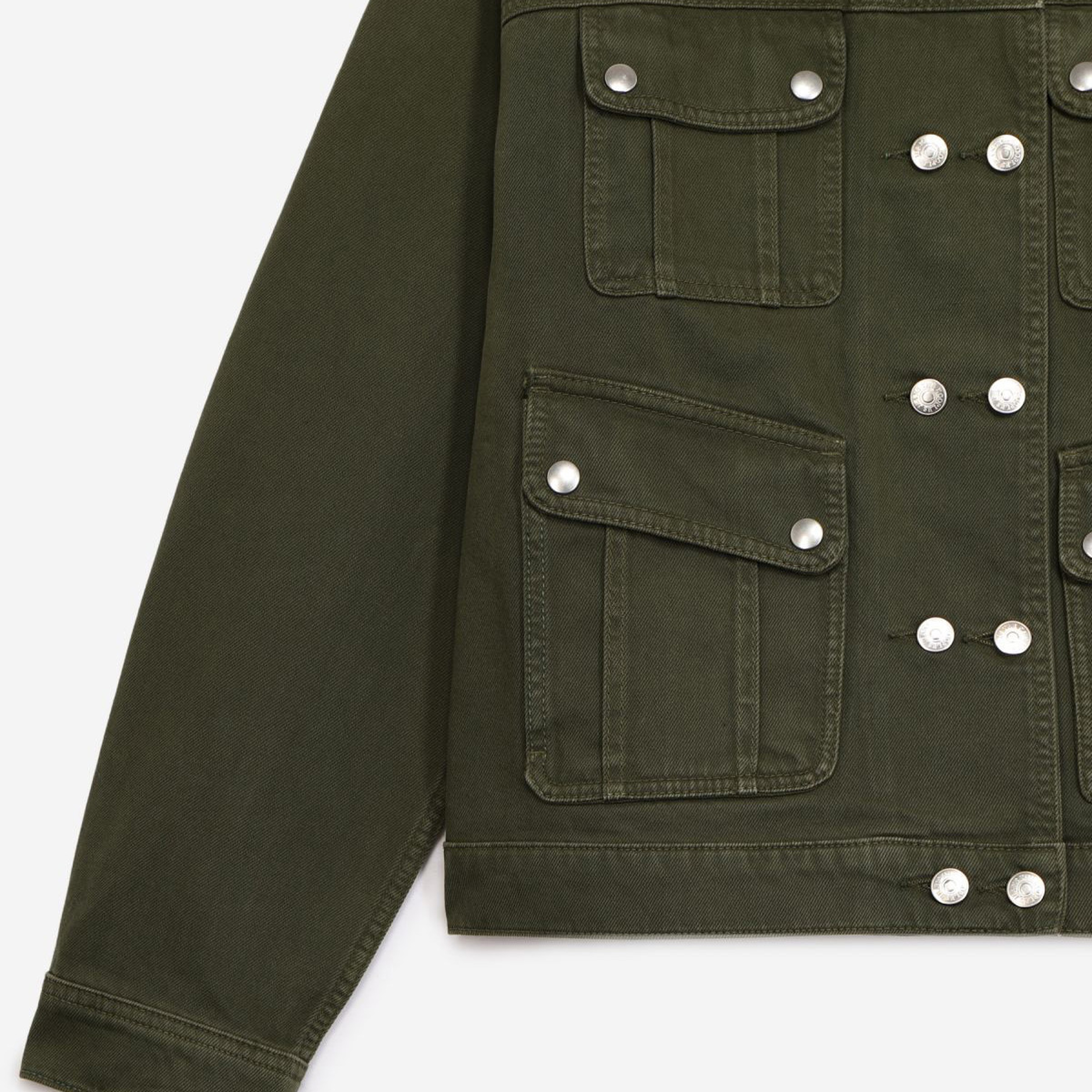 KADIN YEŞİL KOT CEKET