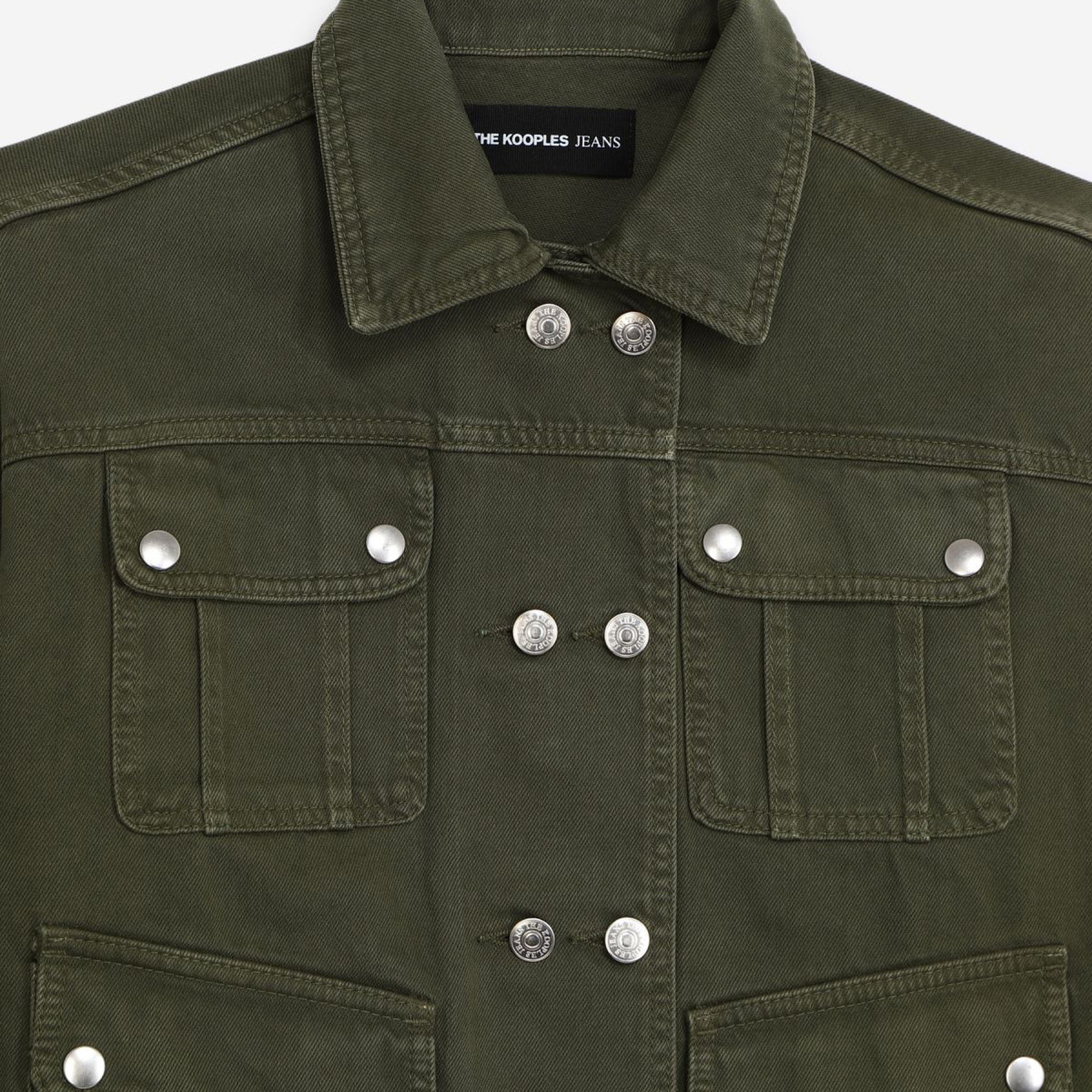 KADIN YEŞİL KOT CEKET