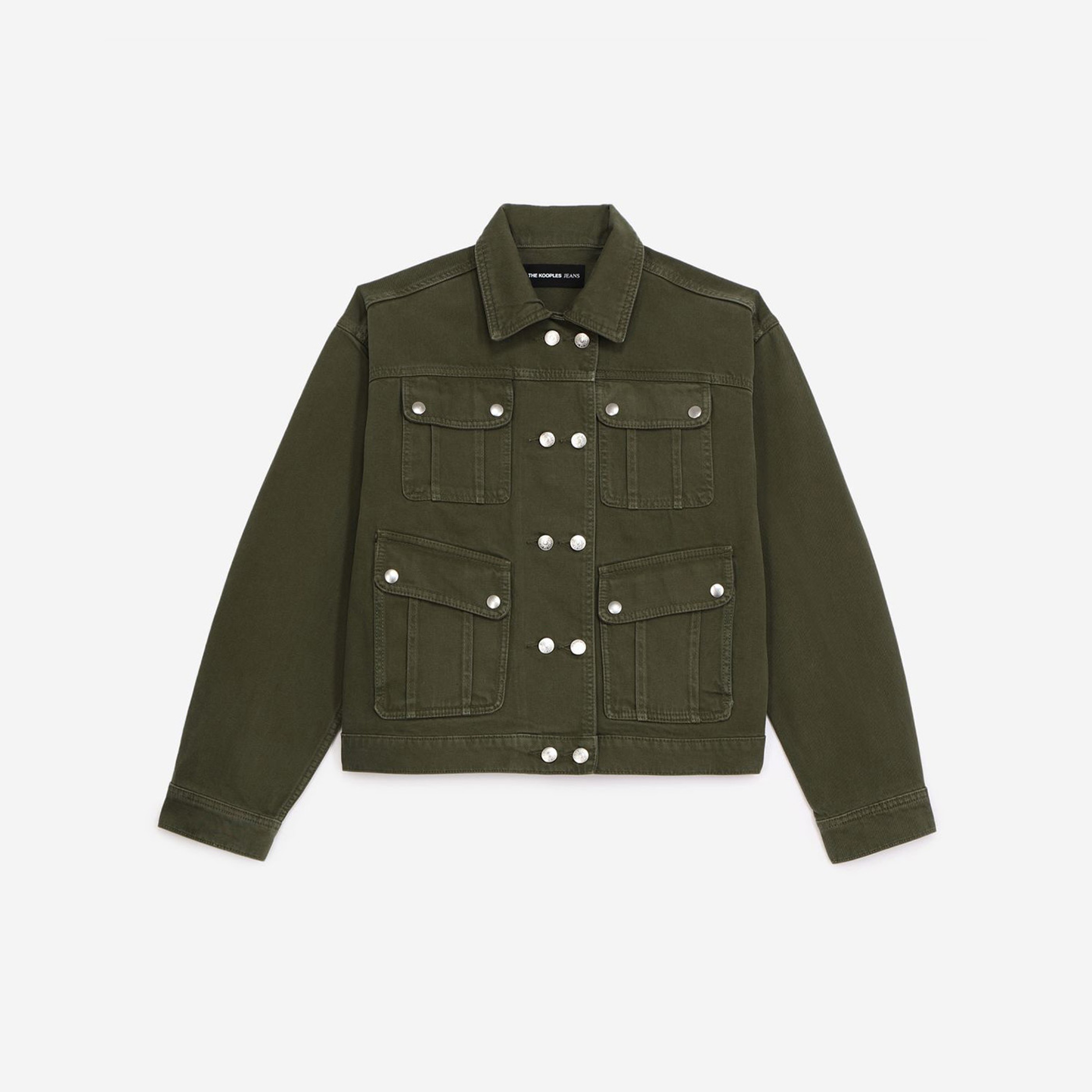 KADIN YEŞİL KOT CEKET