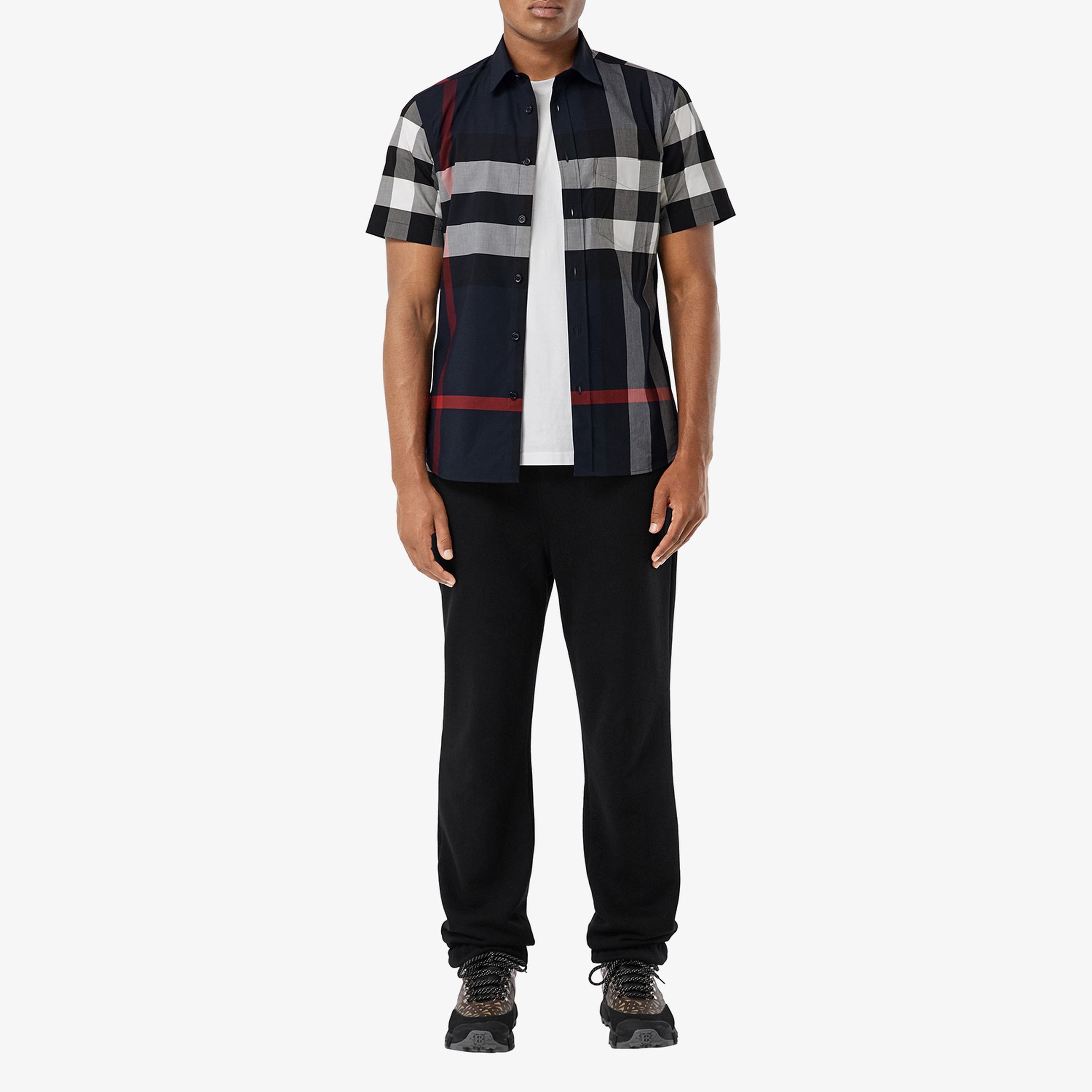 Burberry Erkek Lacivert Gömlek