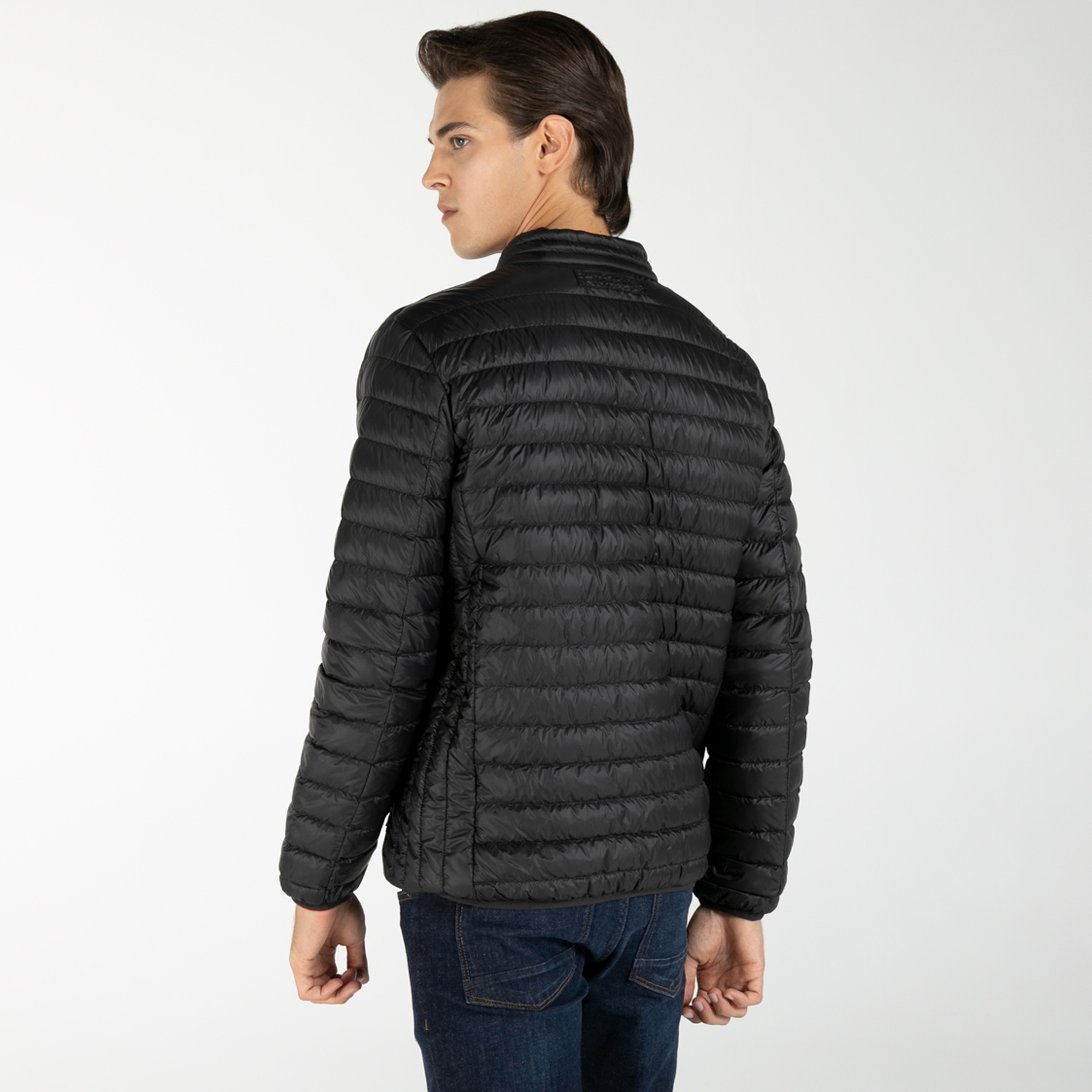 NAUTICA ERKEK SİYAH KAZ TÜYÜ MONT