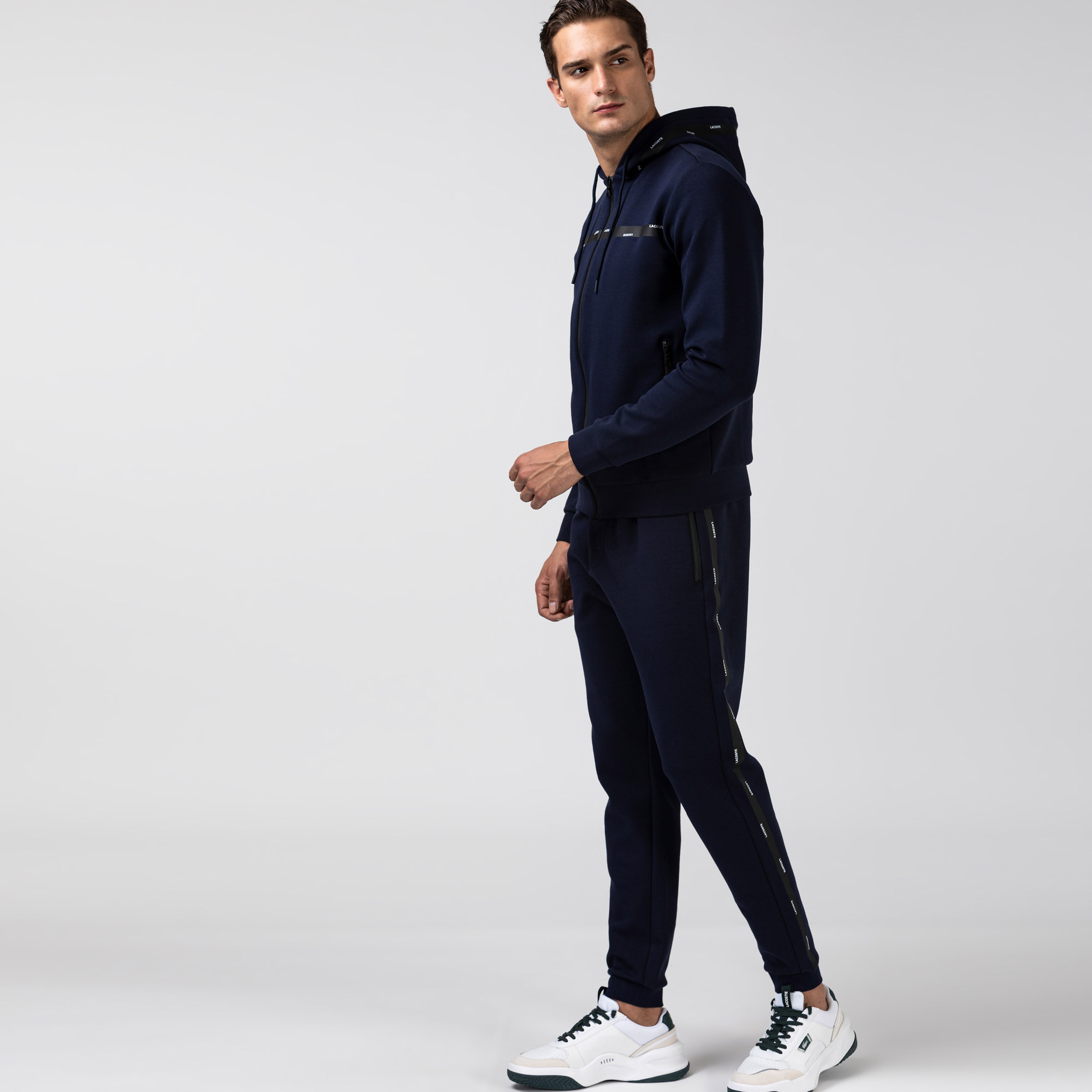 Lacoste Erkek Fermuarlı Lacivert Sweatshirt