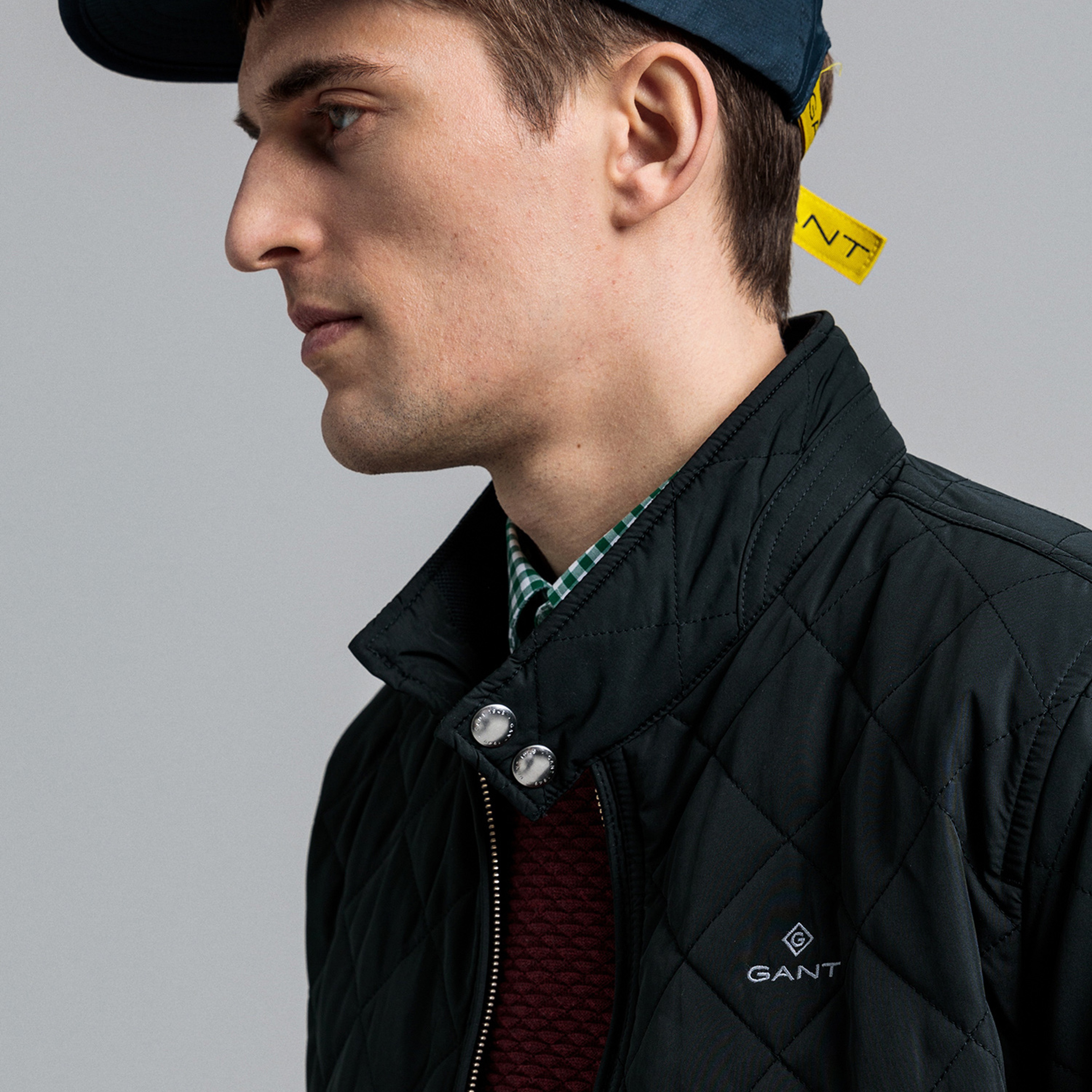 GANT Erkek Siyah Regular Fit Fermuarlı Ceket