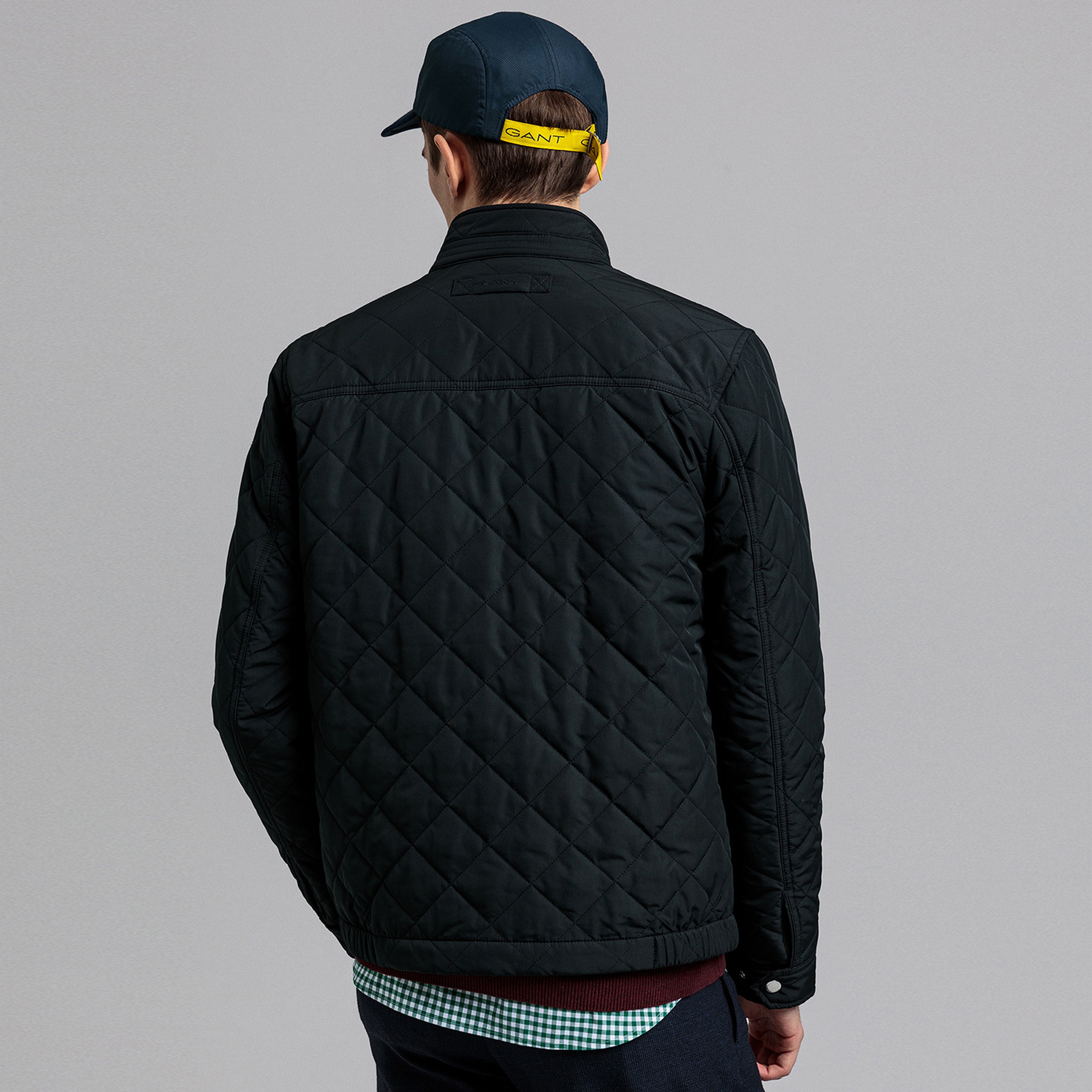 GANT Erkek Siyah Regular Fit Fermuarlı Ceket