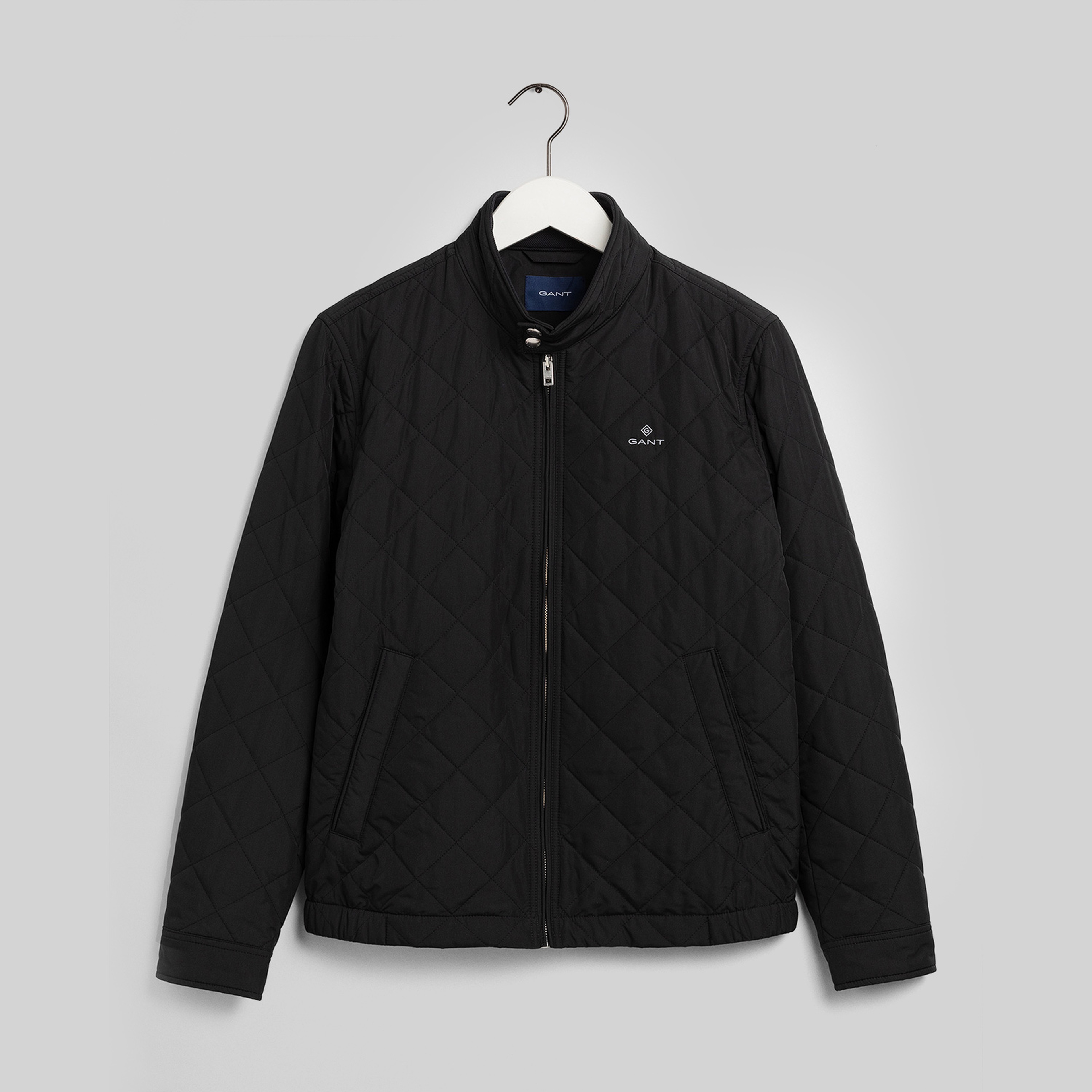GANT Erkek Siyah Regular Fit Fermuarlı Ceket