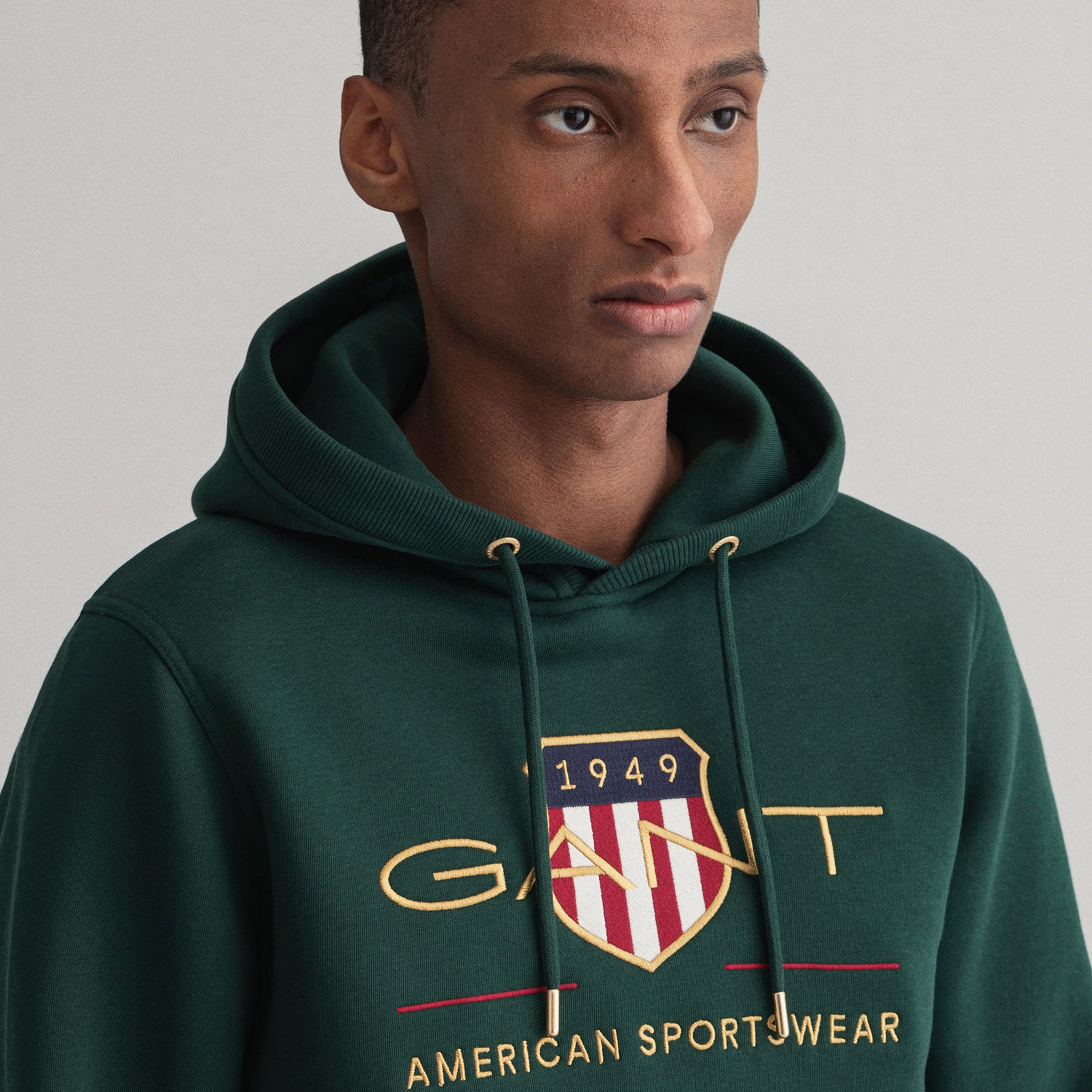 GANT Erkek Yeşil Regular Fit Sweatshirt