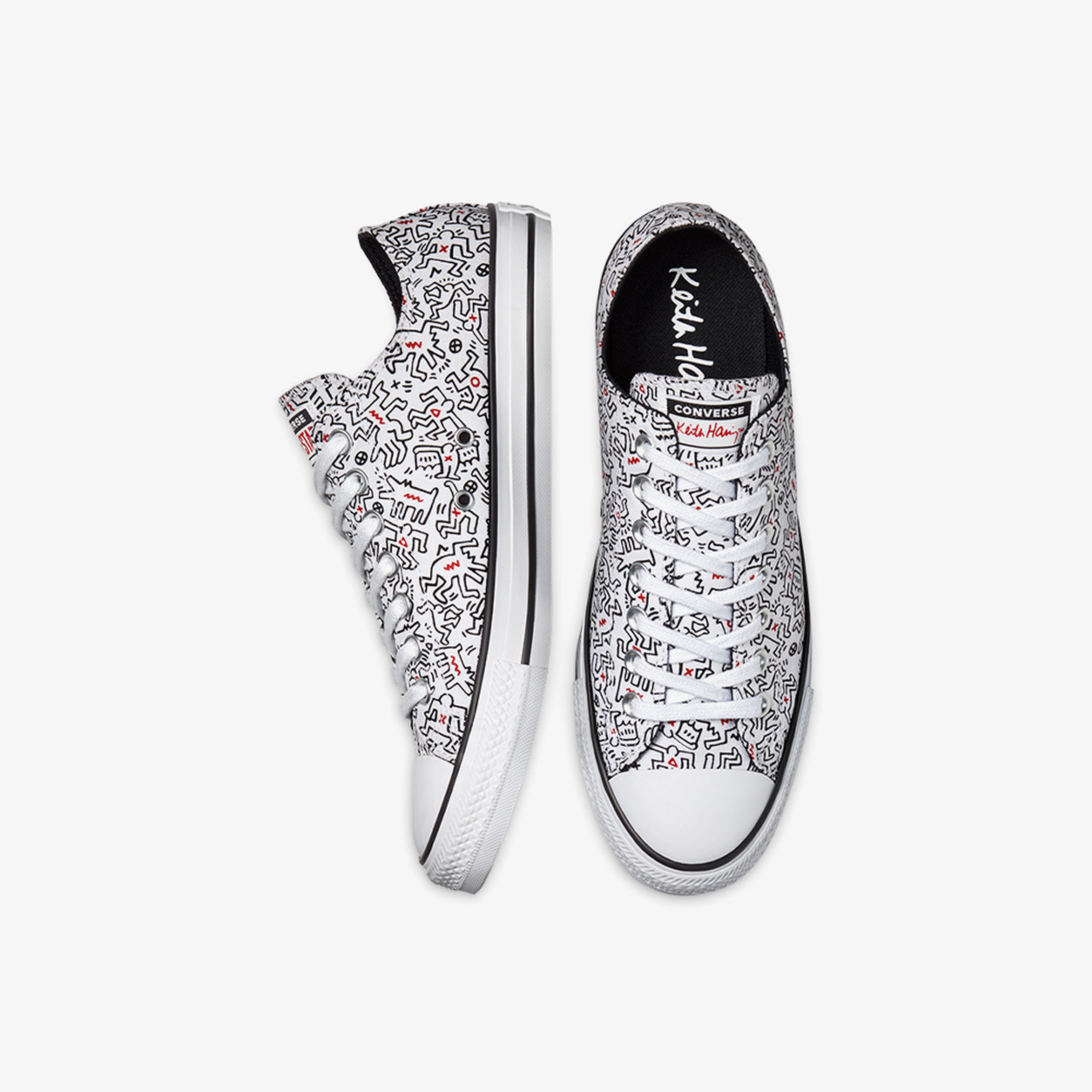 Converse x Keith Haring Chuck Taylor All Star Ox Unisex Beyaz Sneaker