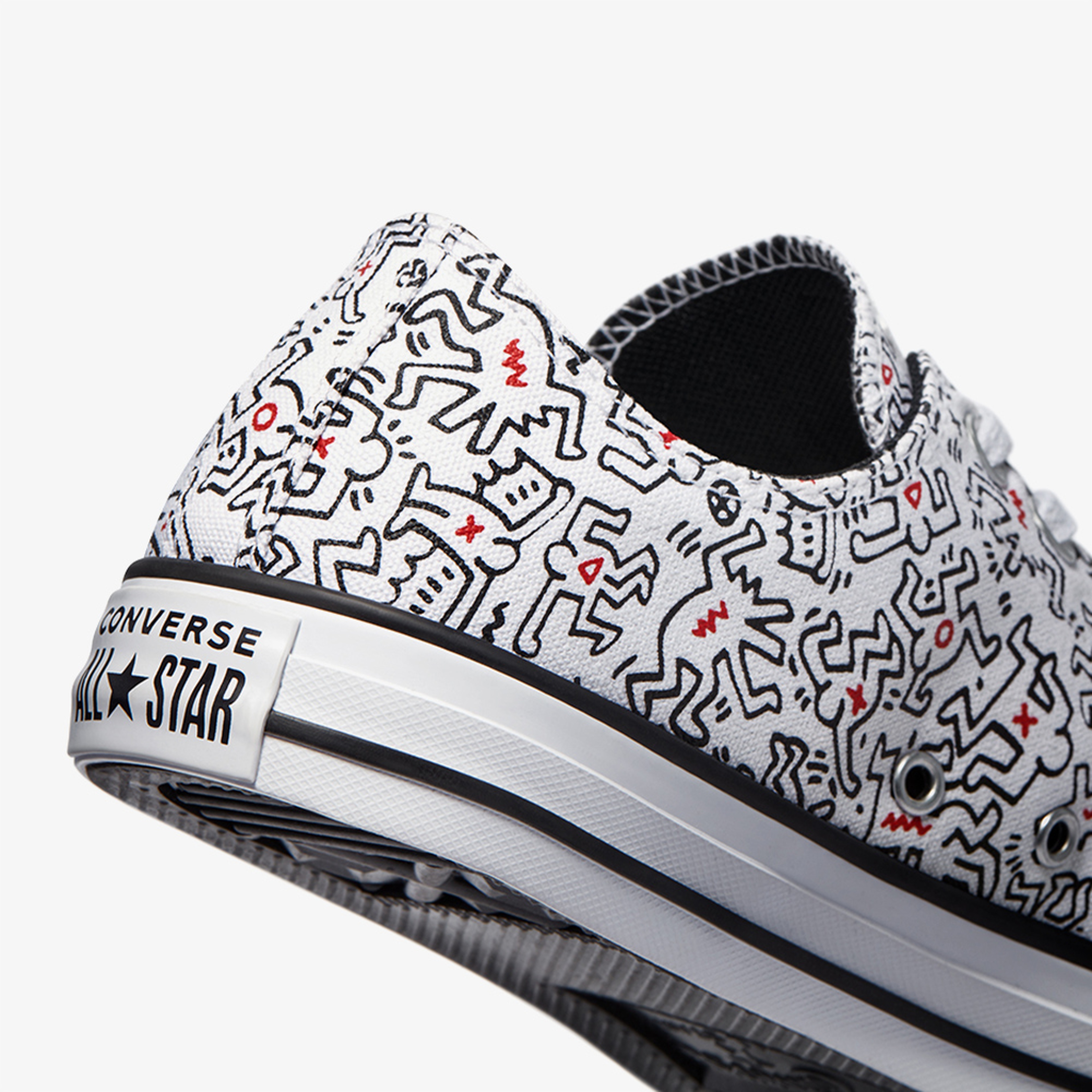Converse x Keith Haring Chuck Taylor All Star Ox Unisex Beyaz Sneaker
