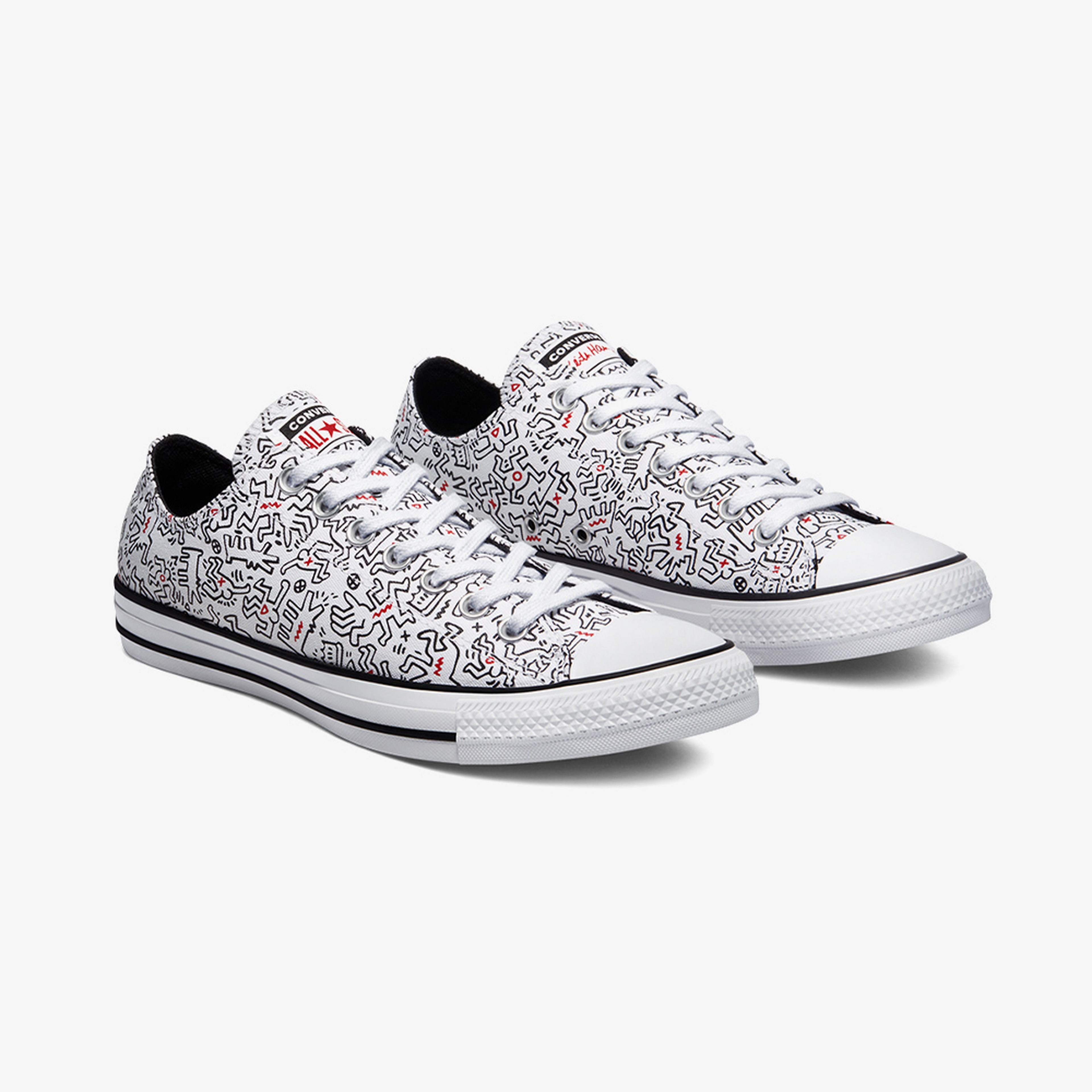 Converse x Keith Haring Chuck Taylor All Star Ox Unisex Beyaz Sneaker