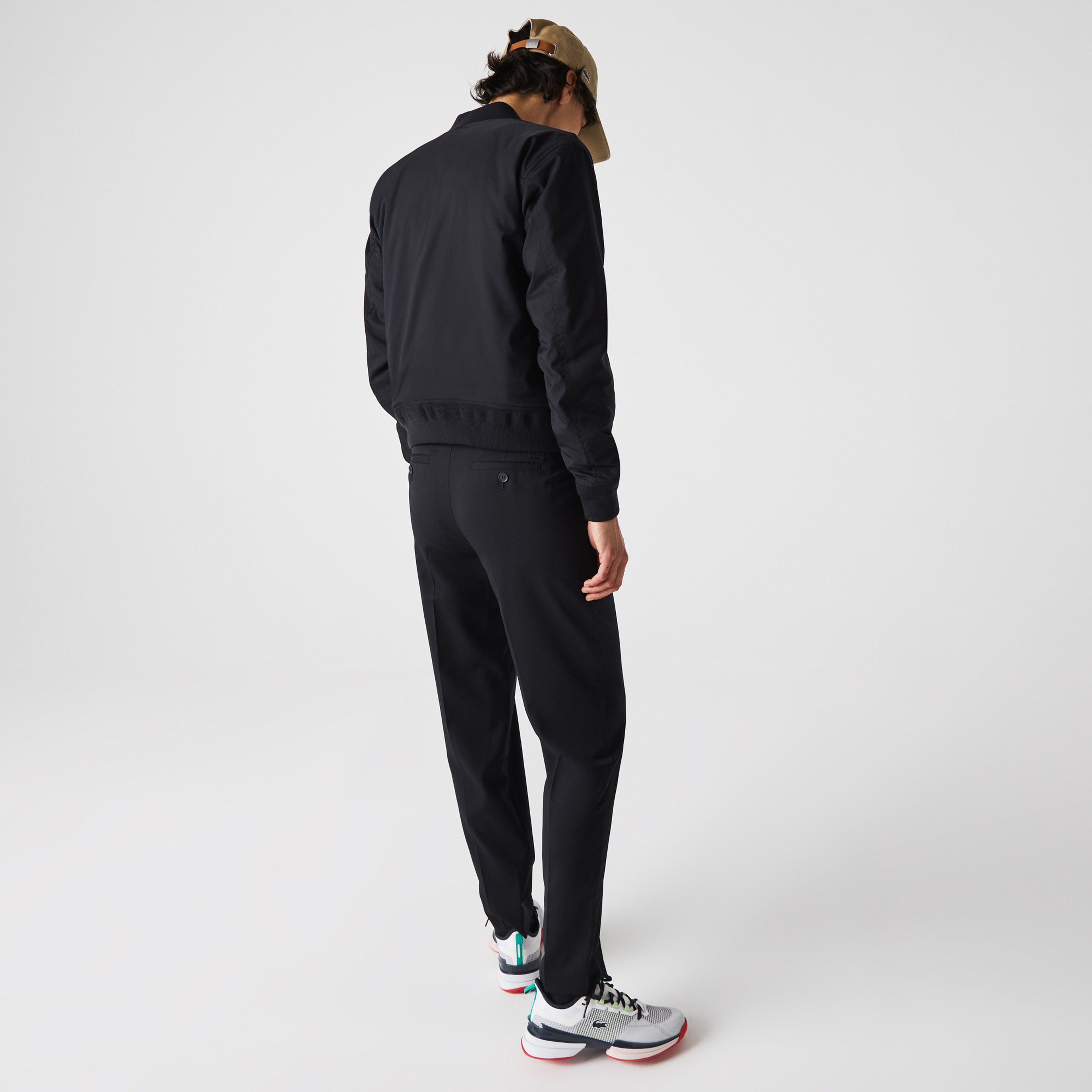 Lacoste Kadın Çift Taraflı Lacivert Bomber Ceket