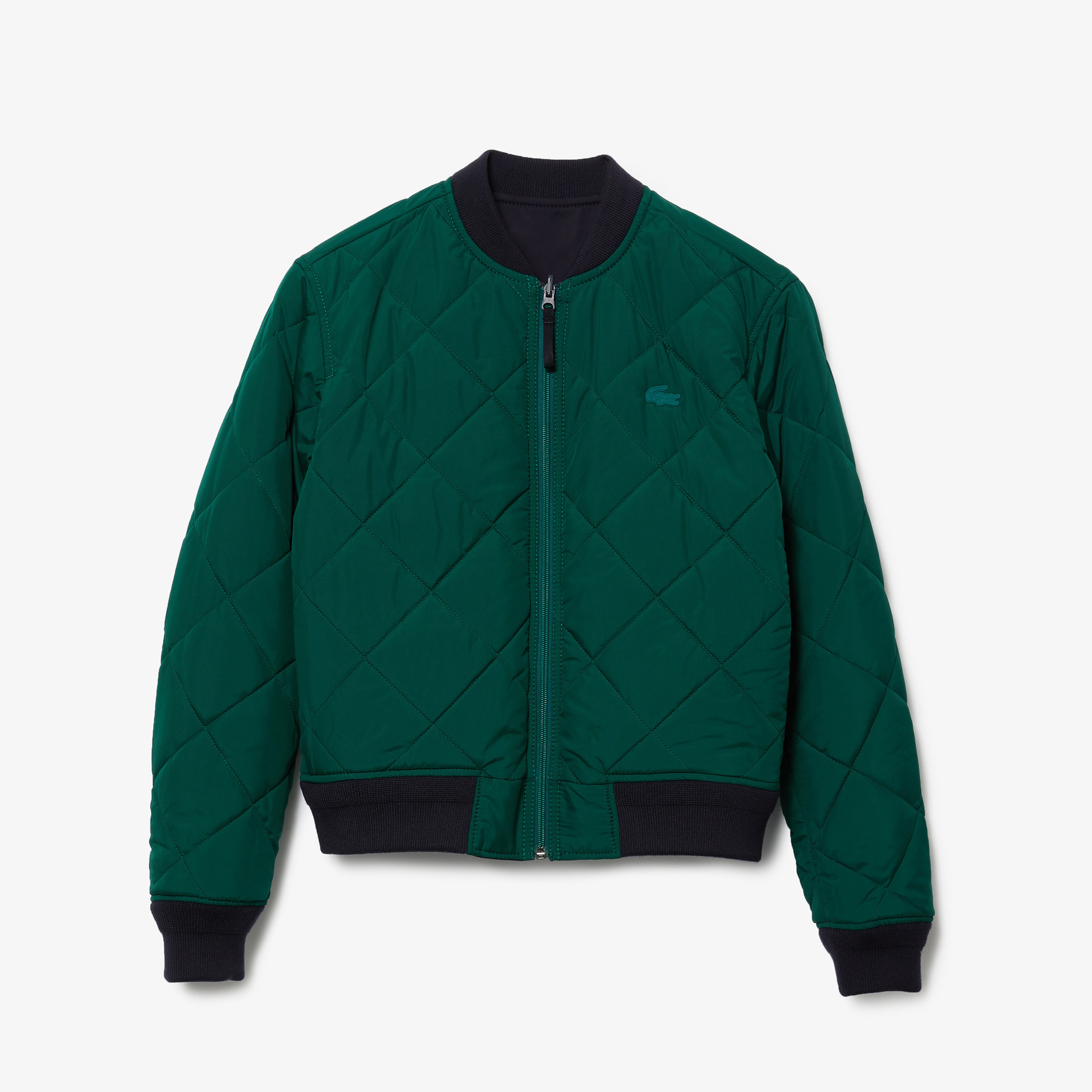 Lacoste Kadın Çift Taraflı Lacivert Bomber Ceket