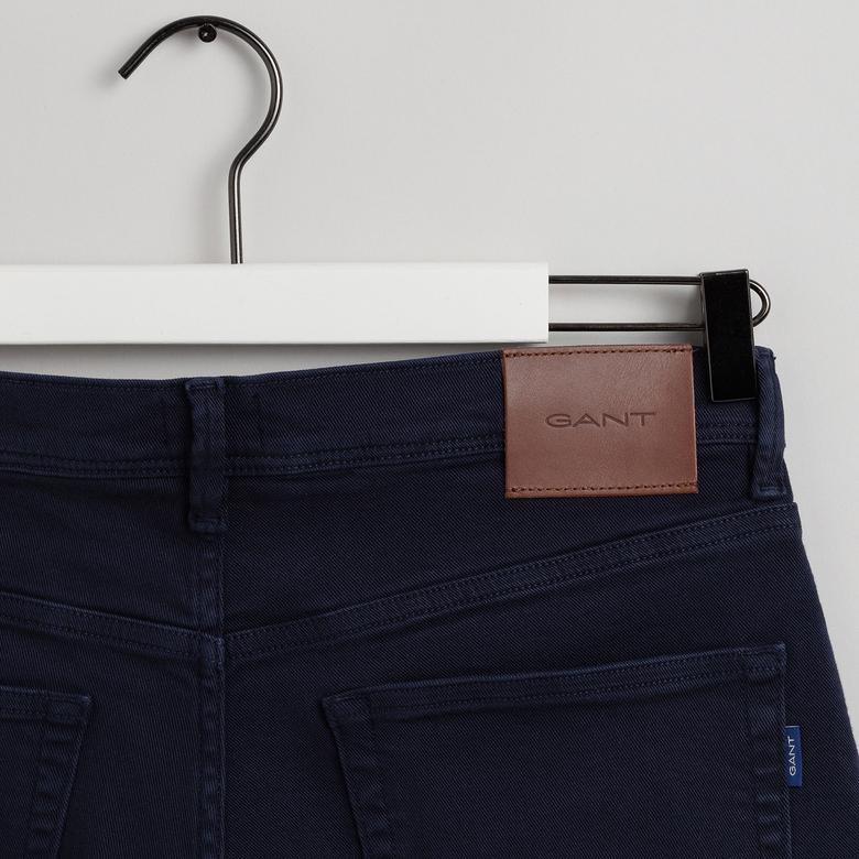 Gant Erkek Lacivert Extra Slim Fit Jean Pantolon