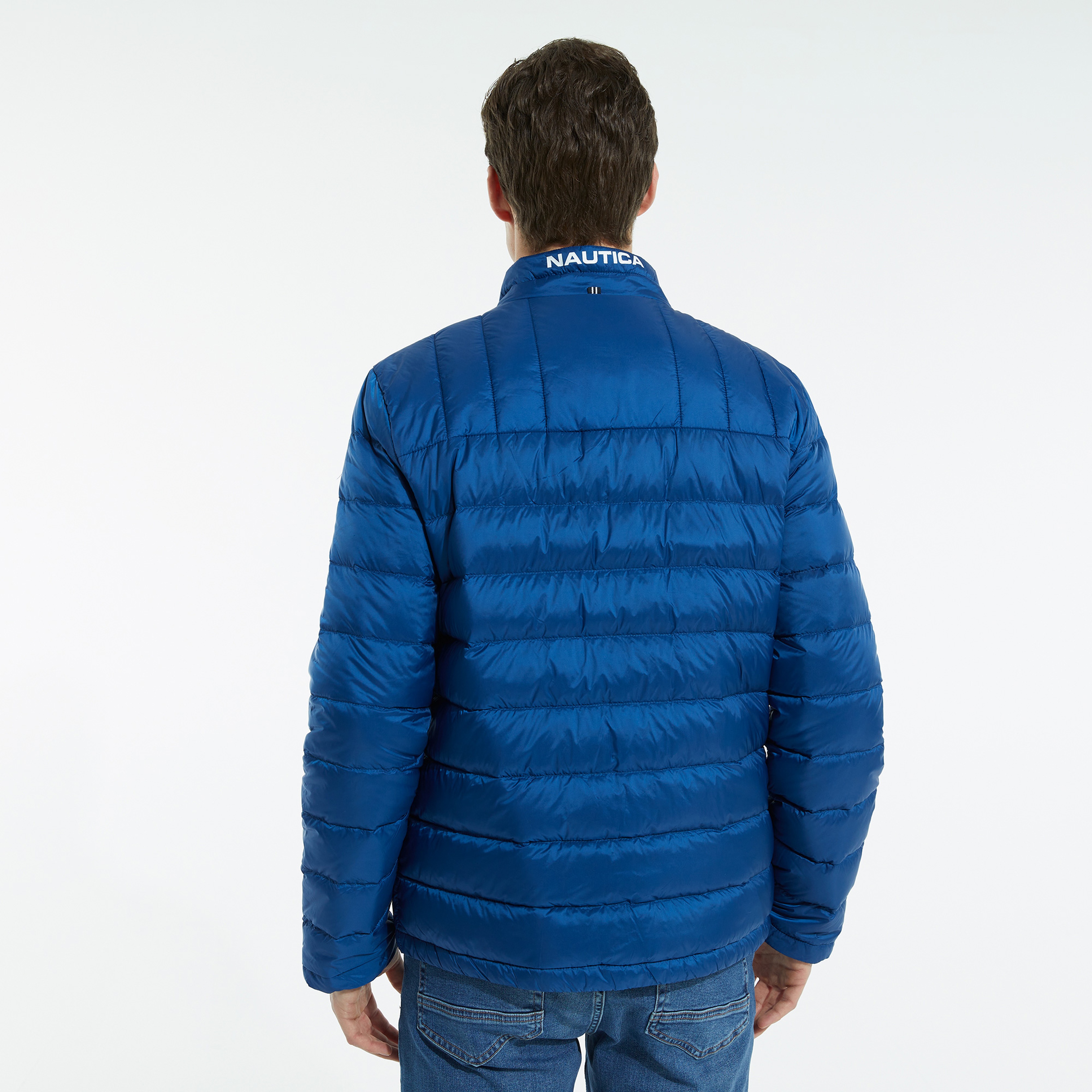 NAUTICA ERKEK MAVİ KAZ TÜYÜ MONT