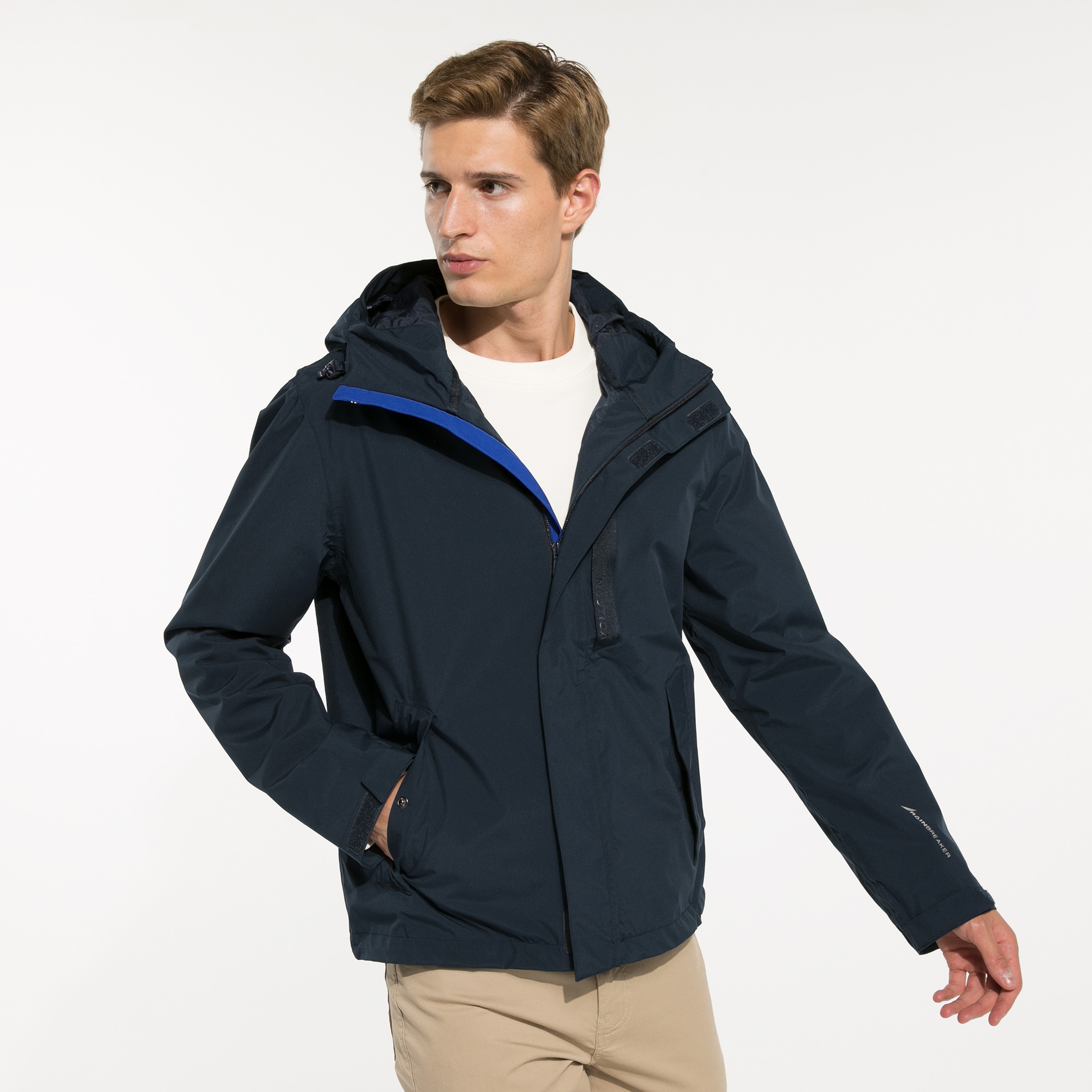 NAUTICA ERKEK LACİVERT SU GEÇİRMEZ YAĞMURLUK