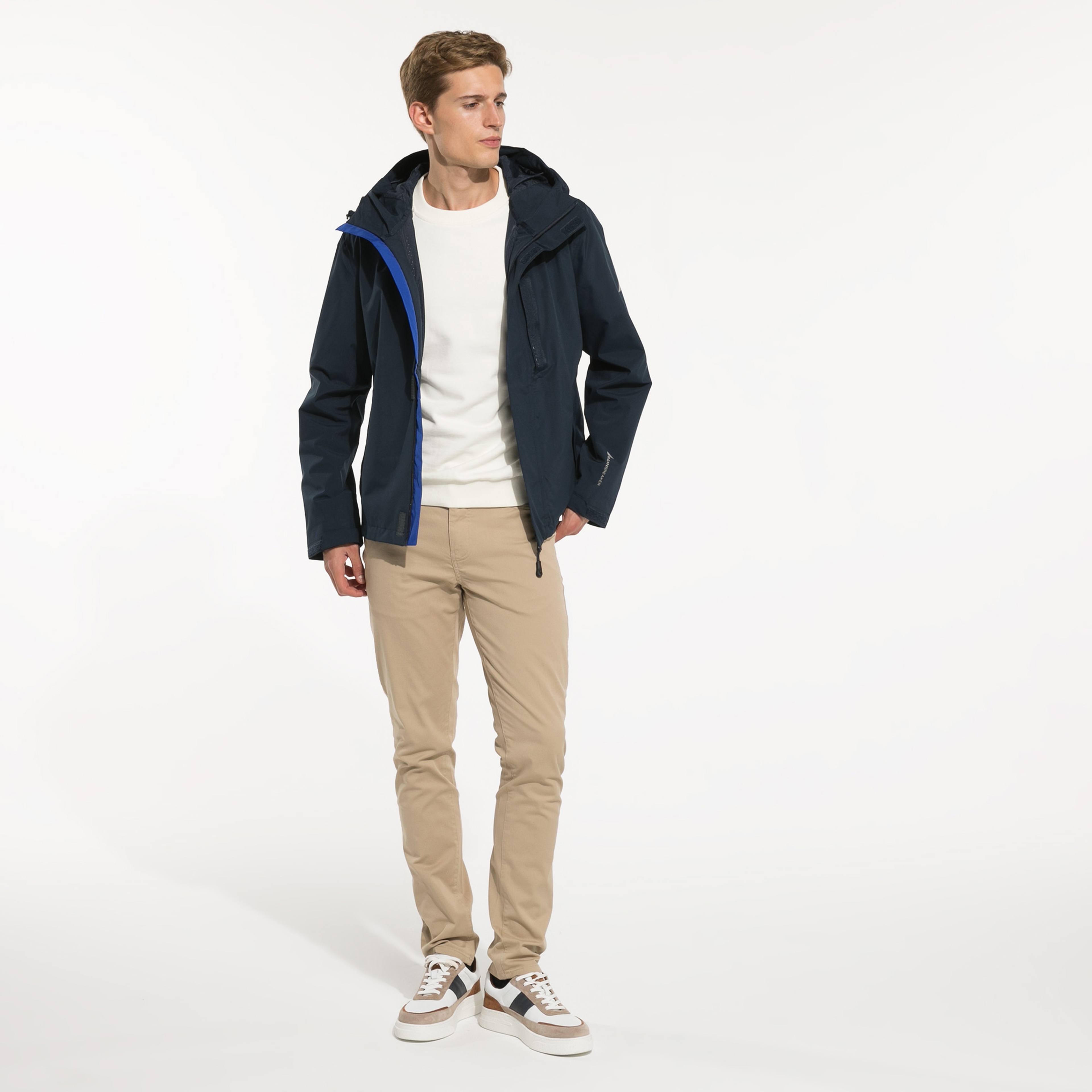 NAUTICA ERKEK LACİVERT SU GEÇİRMEZ YAĞMURLUK