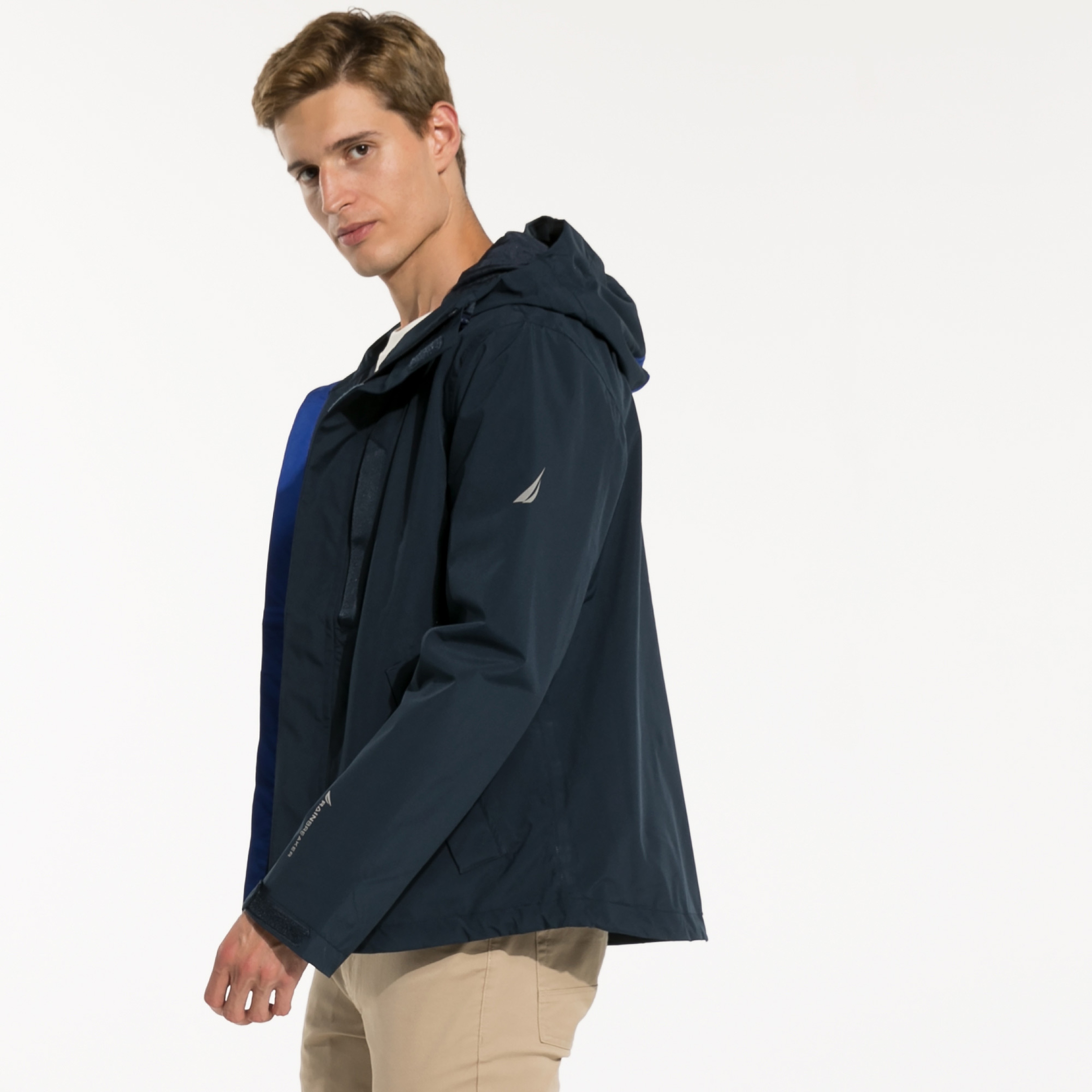NAUTICA ERKEK LACİVERT SU GEÇİRMEZ YAĞMURLUK