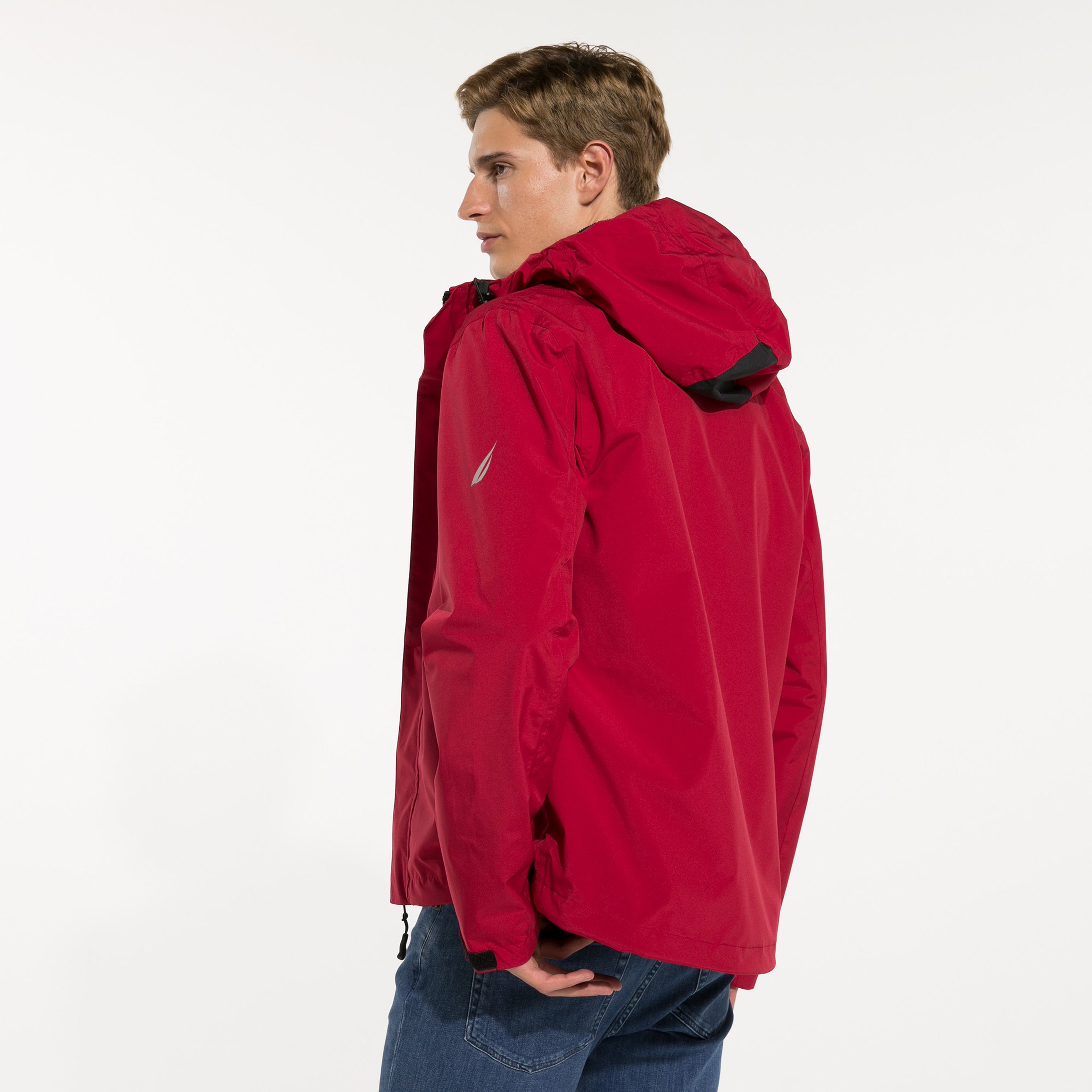 NAUTICA ERKEK KIRMIZI SU GEÇİRMEZ YAĞMURLUK