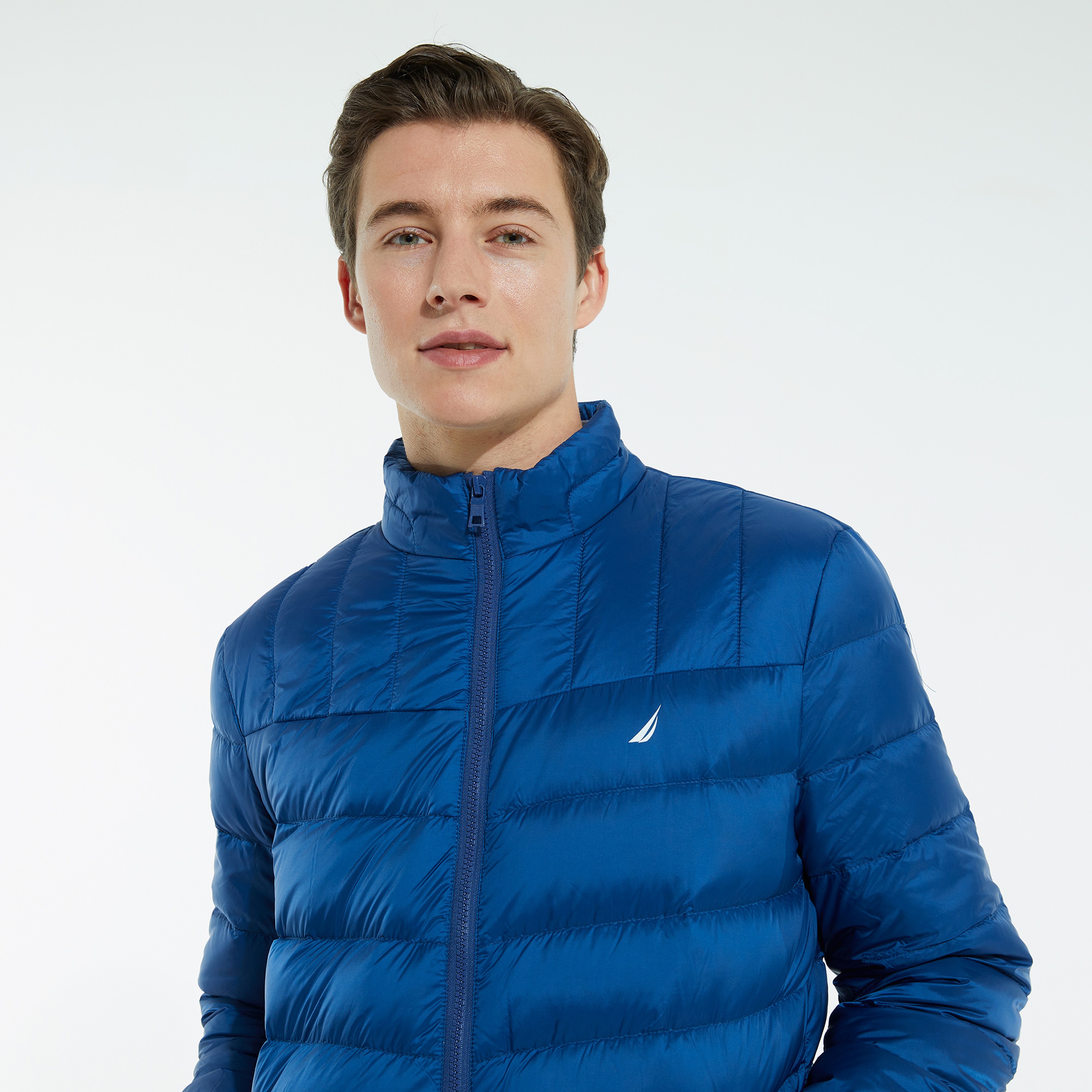 NAUTICA ERKEK MAVİ KAZ TÜYÜ MONT