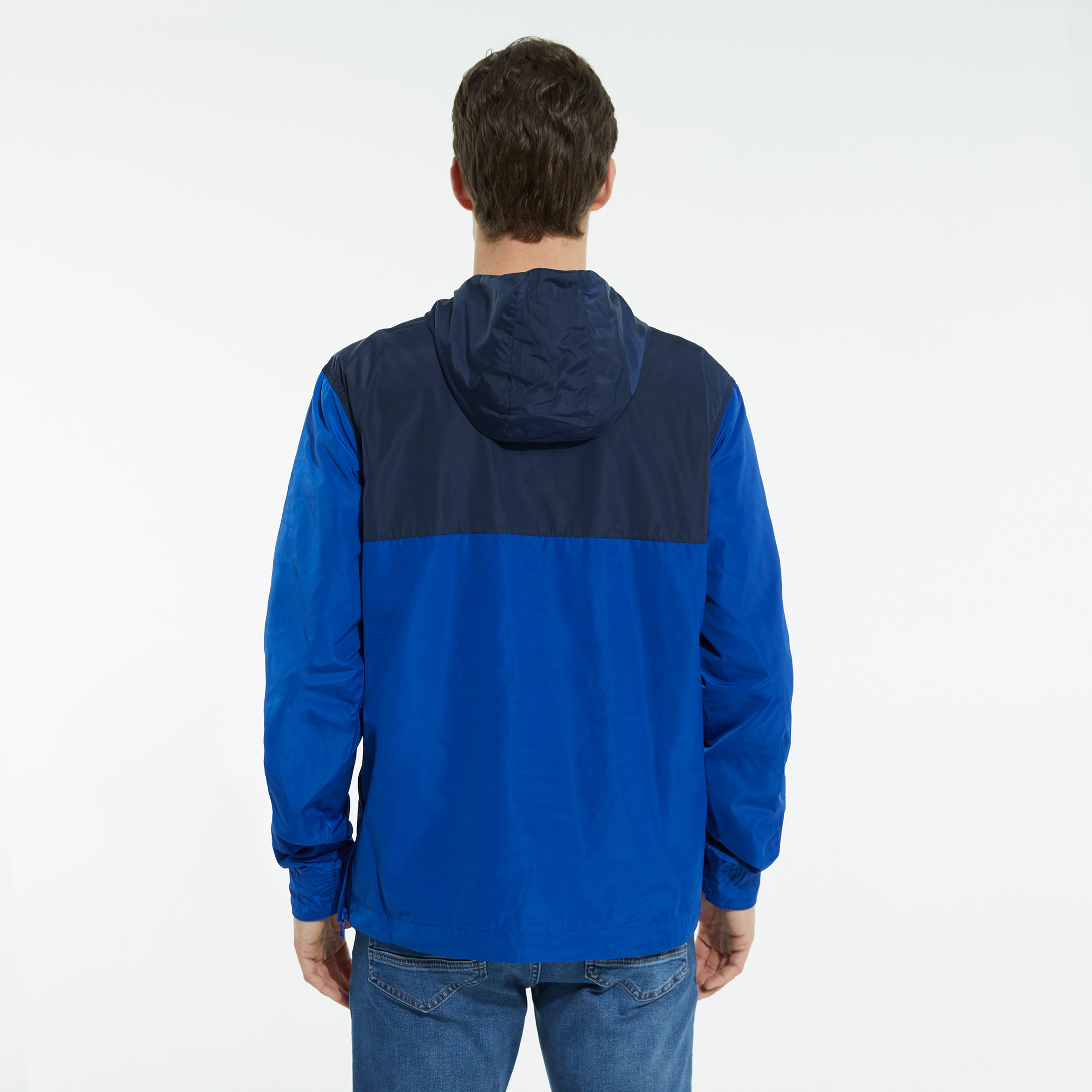 NAUTICA ERKEK LACİVERT BLOK DESEN MONT