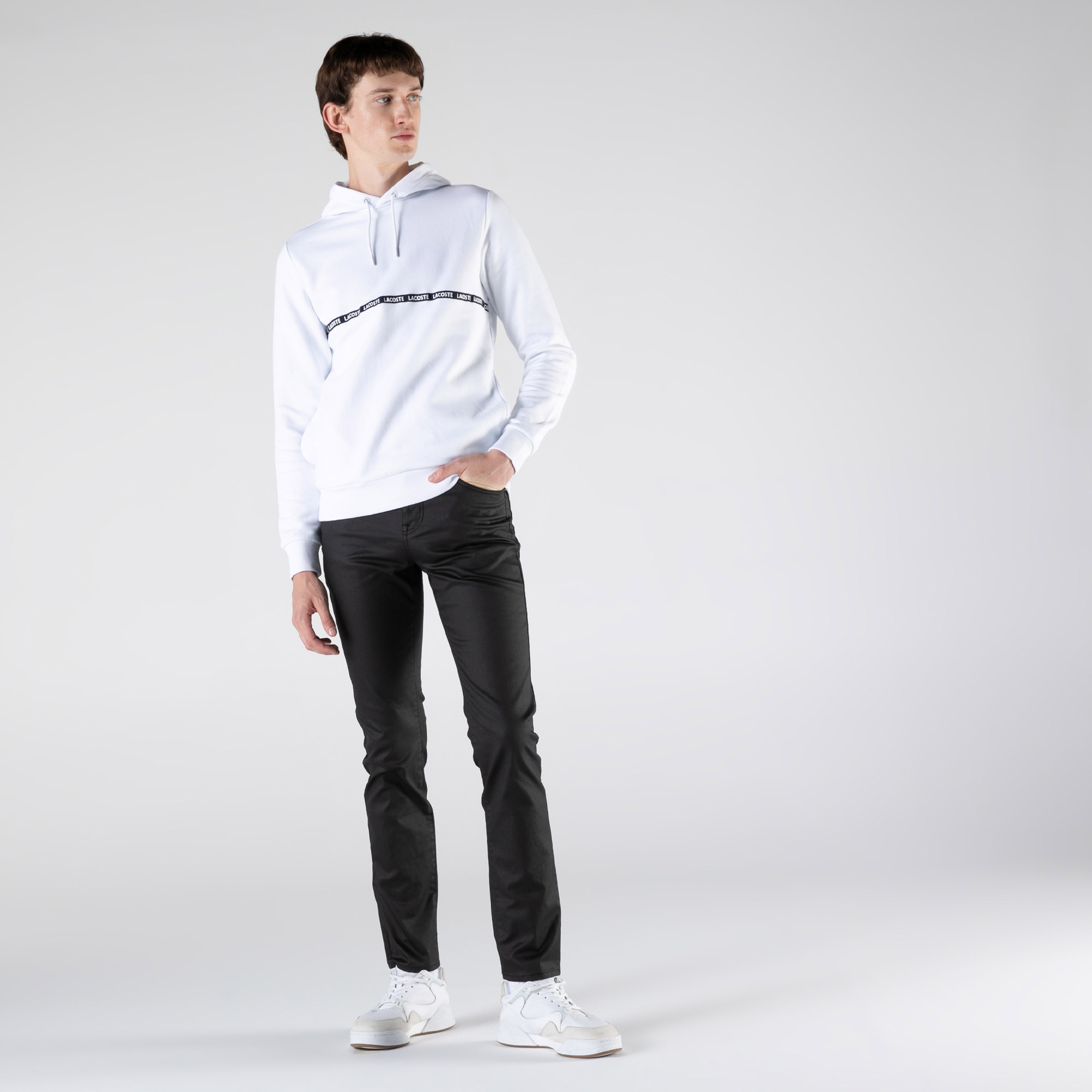 Lacoste Erkek Slim Fit Siyah Denim Pantolon